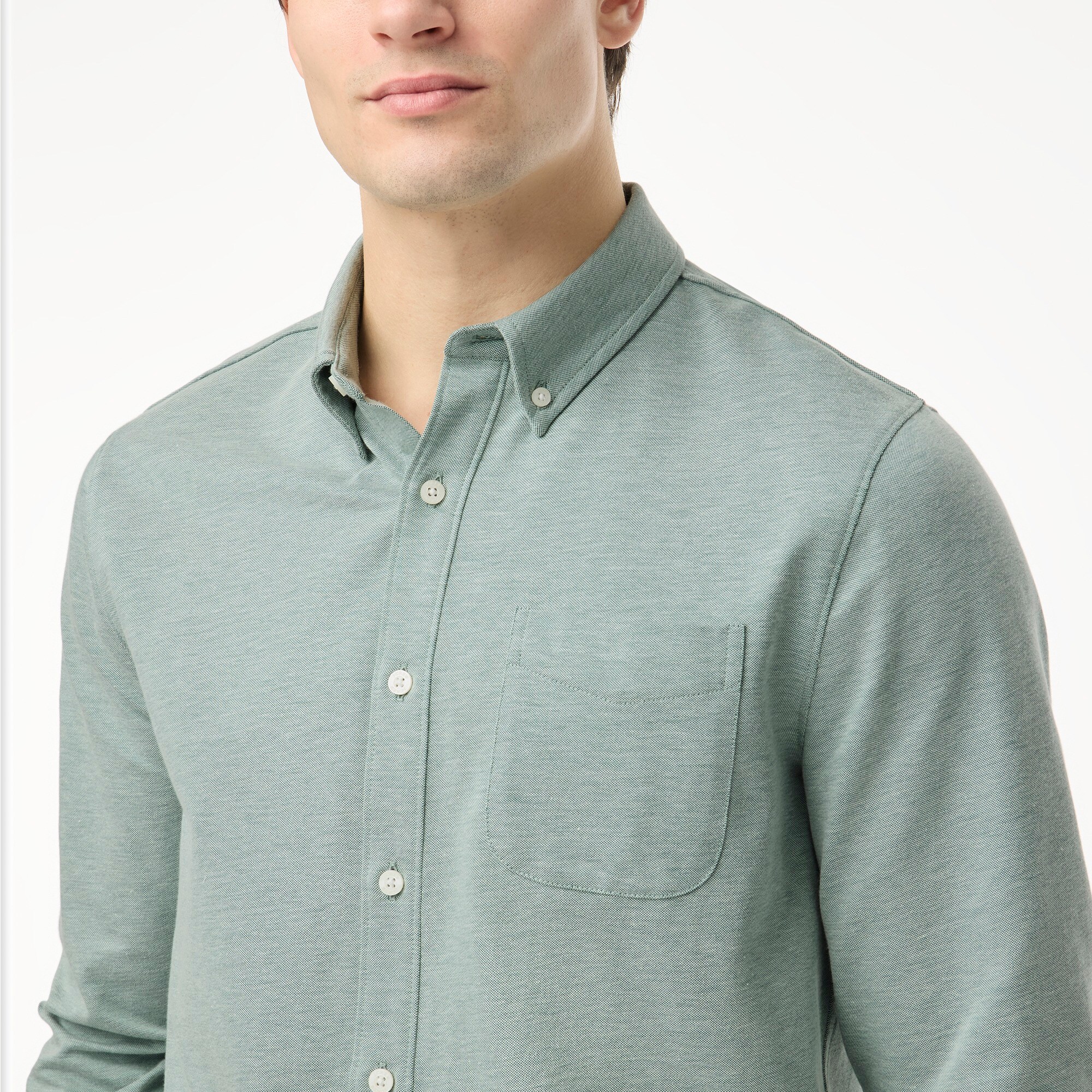 Performance knit oxford shirt