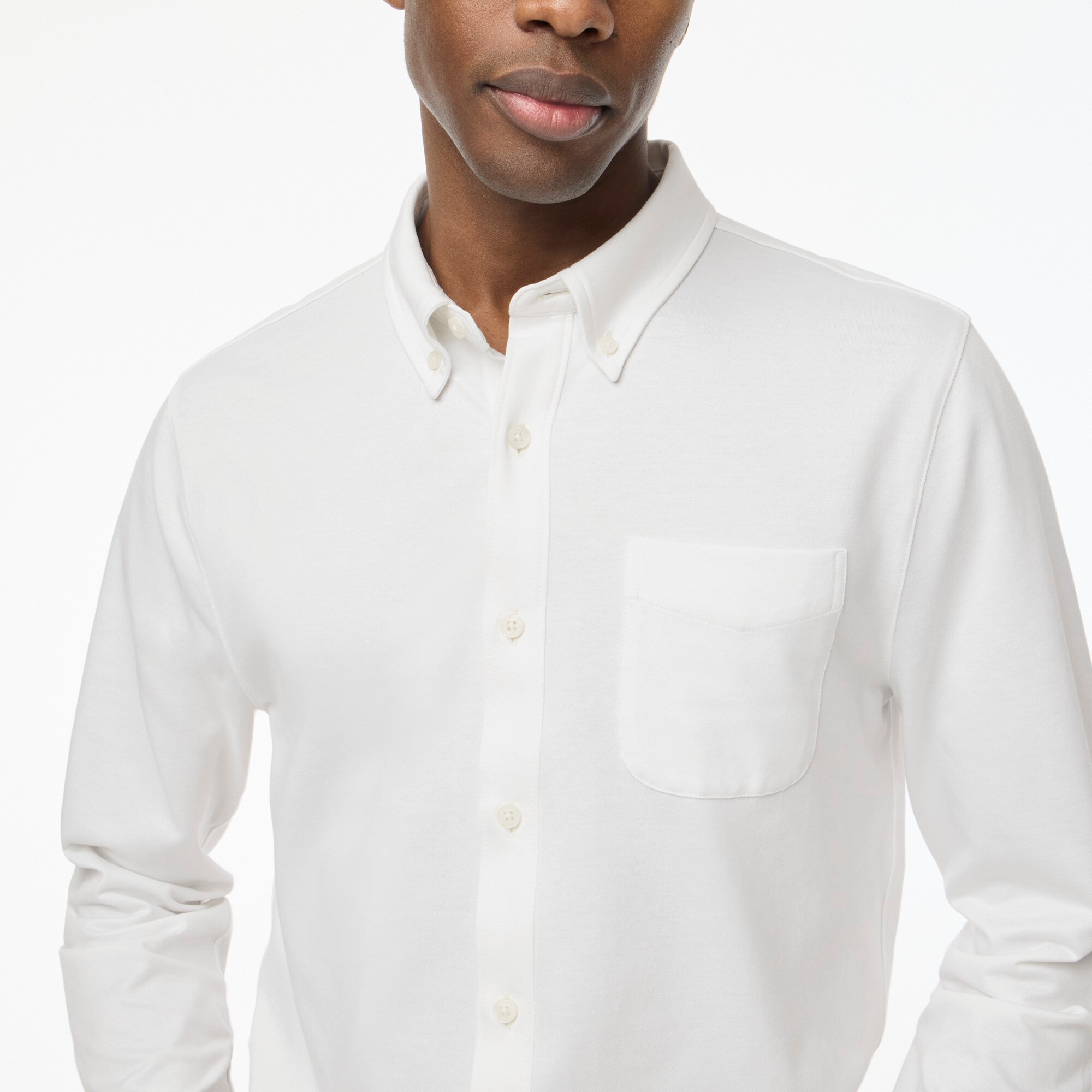 Performance knit oxford shirt