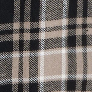 Slim flannel shirt BLACK GREY MULTI factory: classic flannel shirt for men