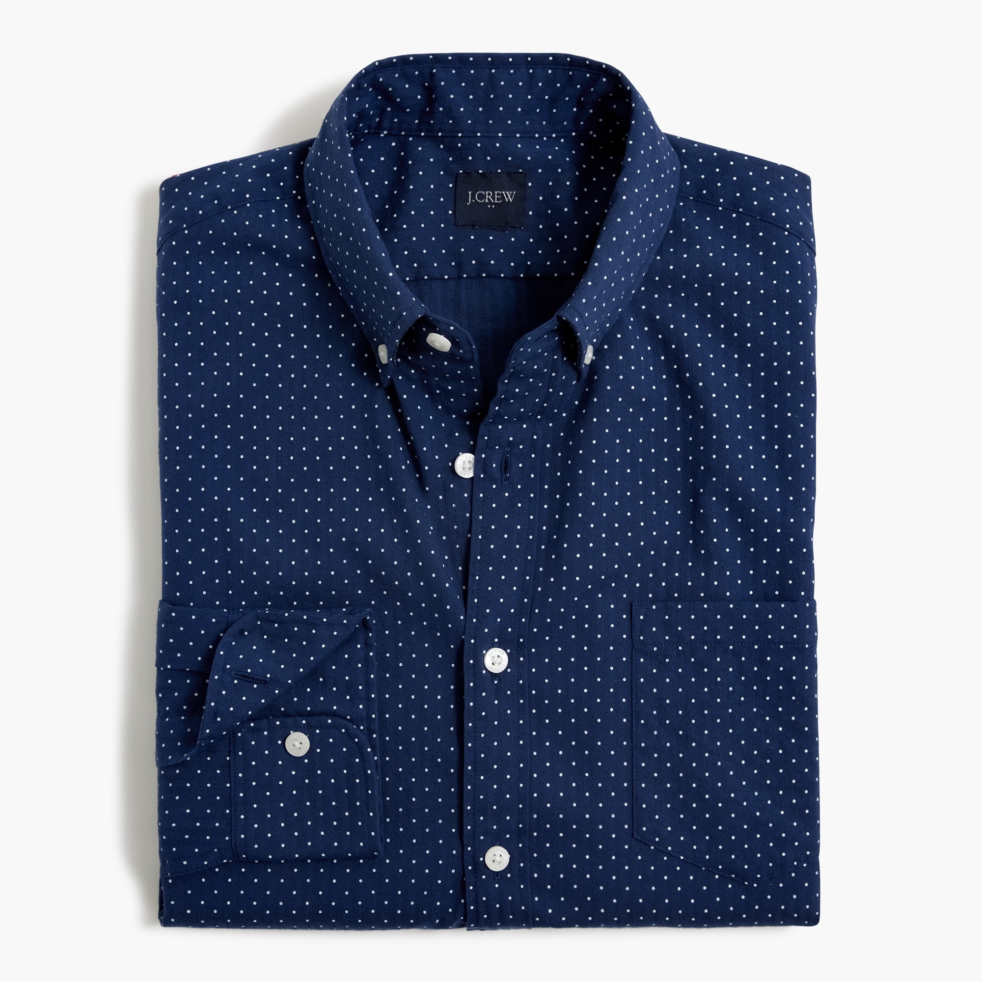 Classic printed seersucker shirt