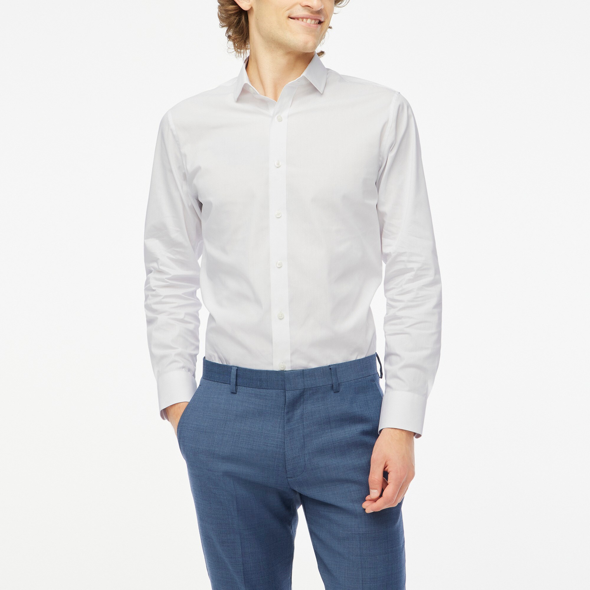 mens Tailored performance dress shirt