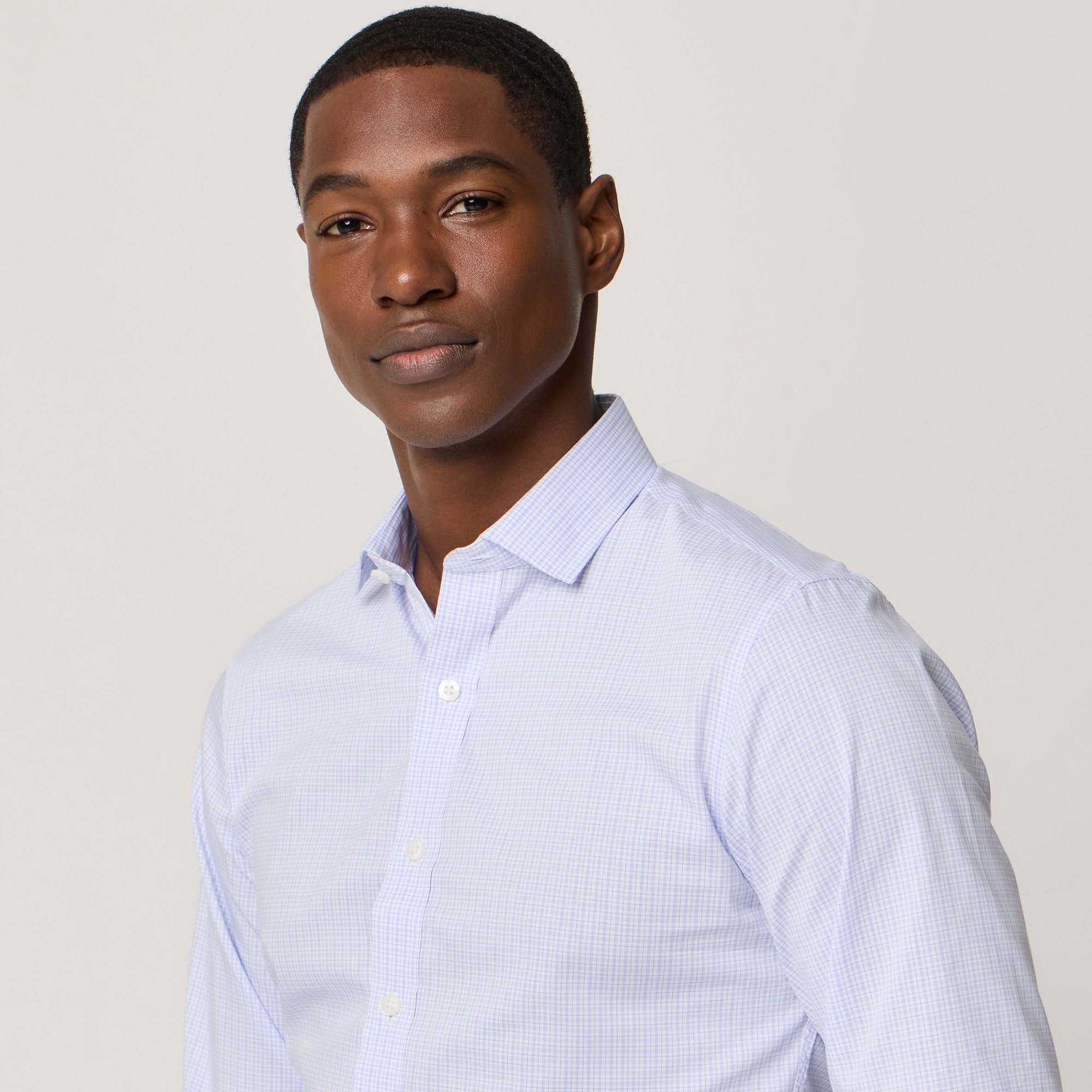 Tailored performance dress shirt
