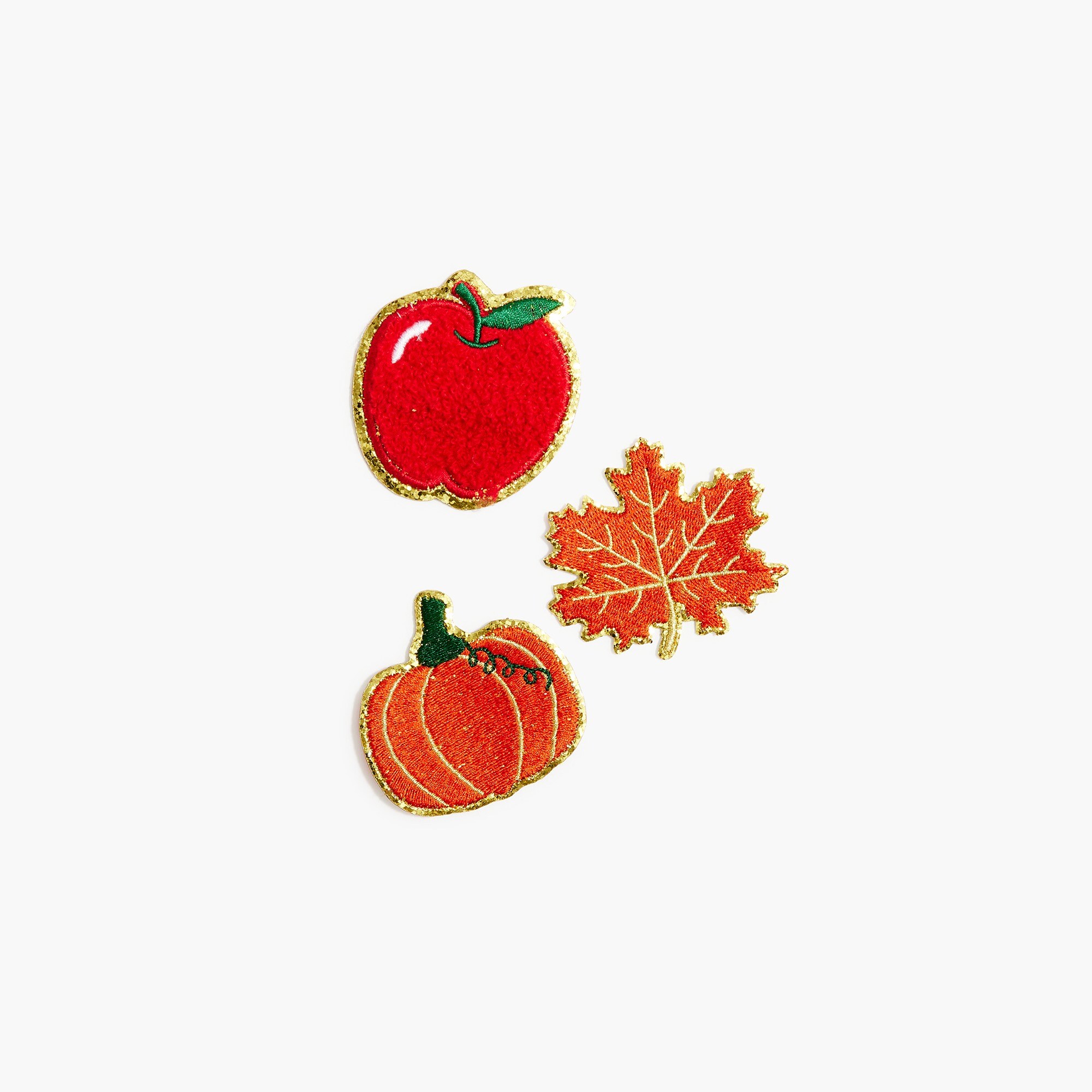 factory: fall sticker patches set-of-three for women