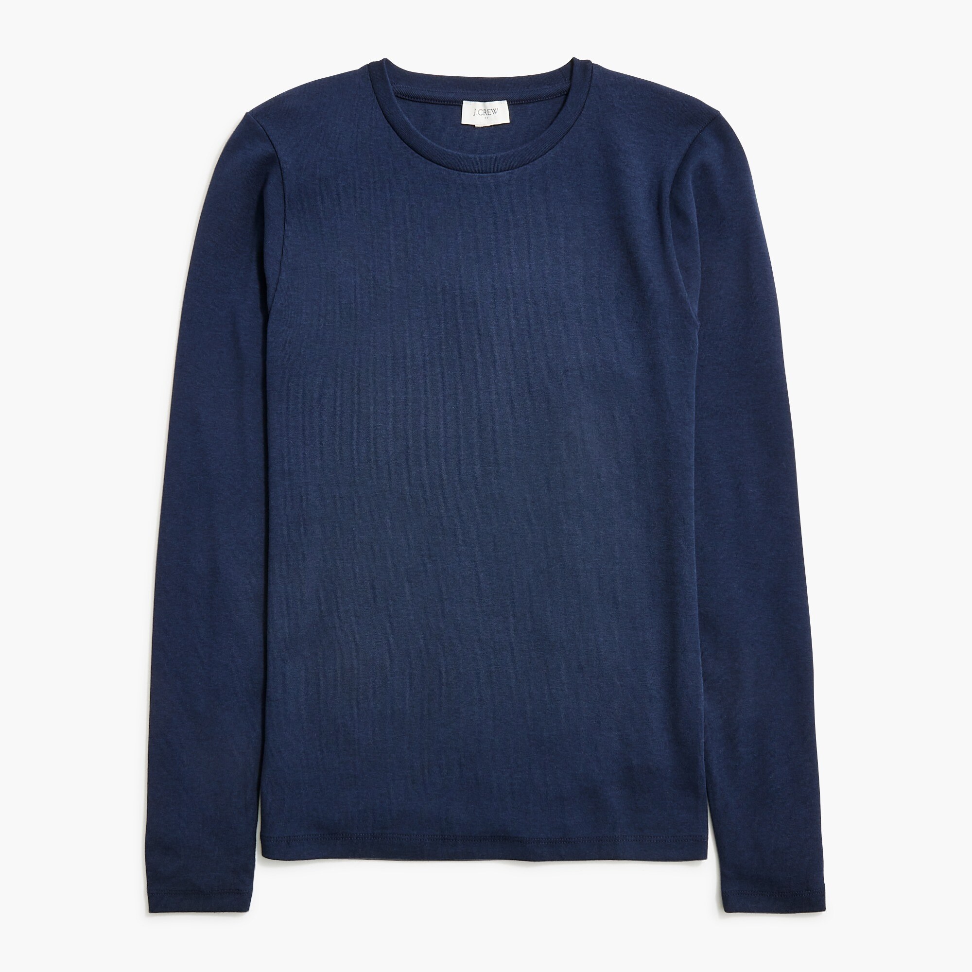 Long-sleeve ribbed everyday tee