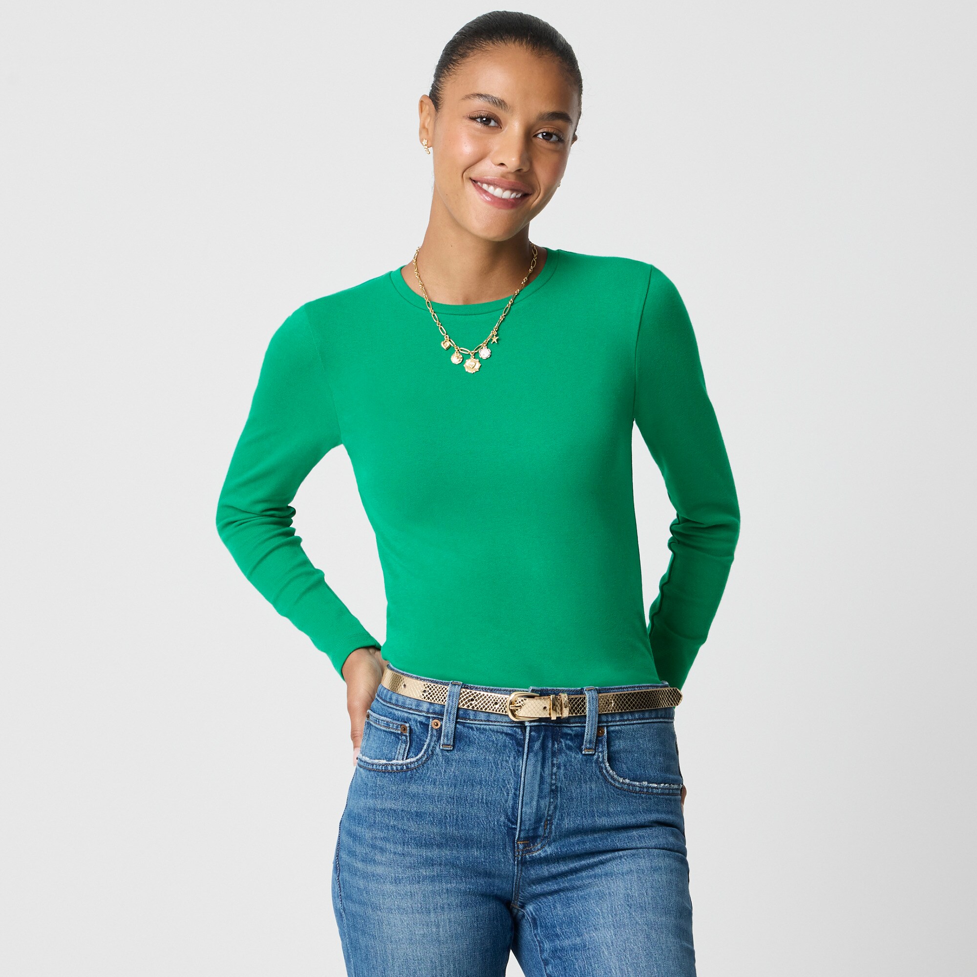 Long-sleeve everyday tee