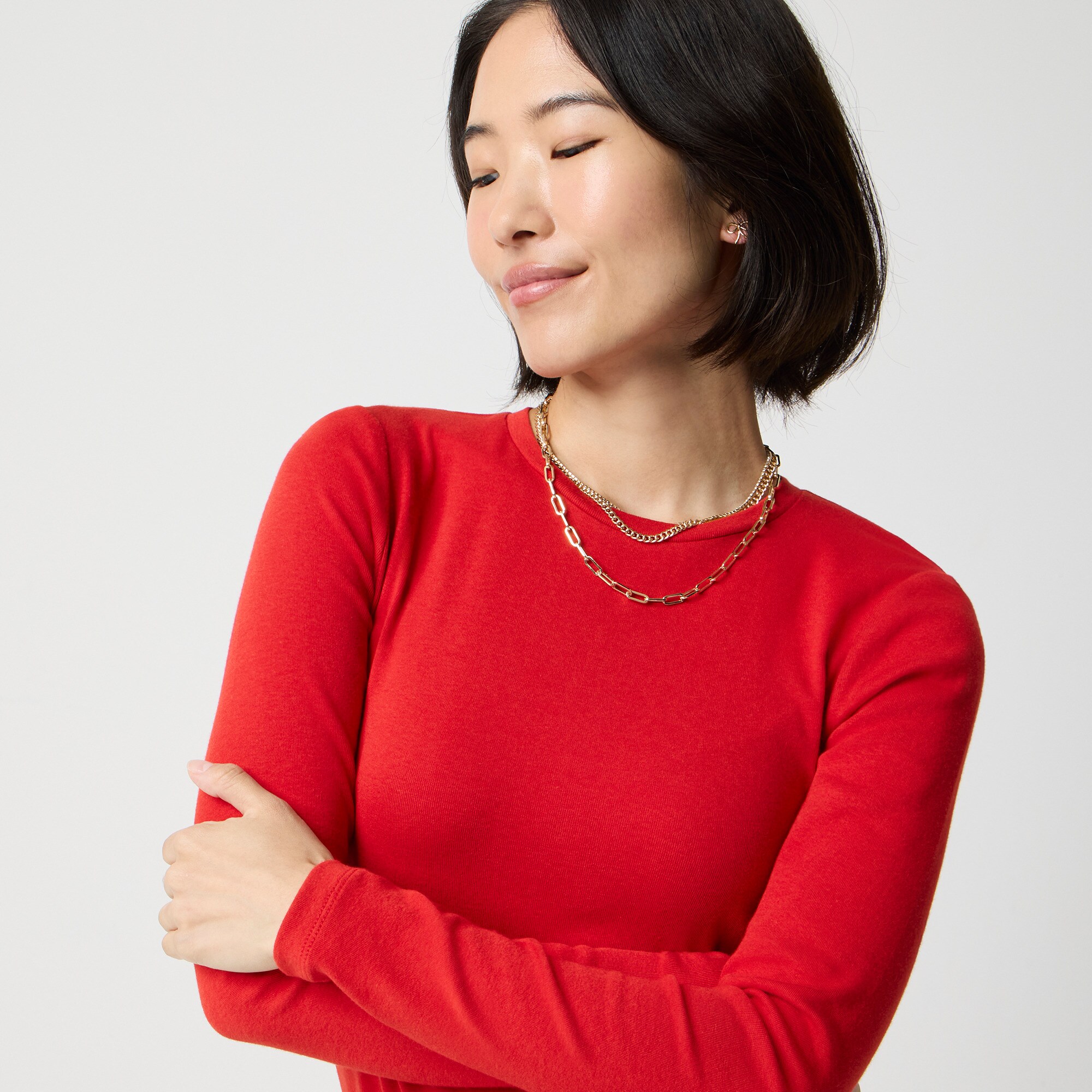 Long-sleeve everyday tee