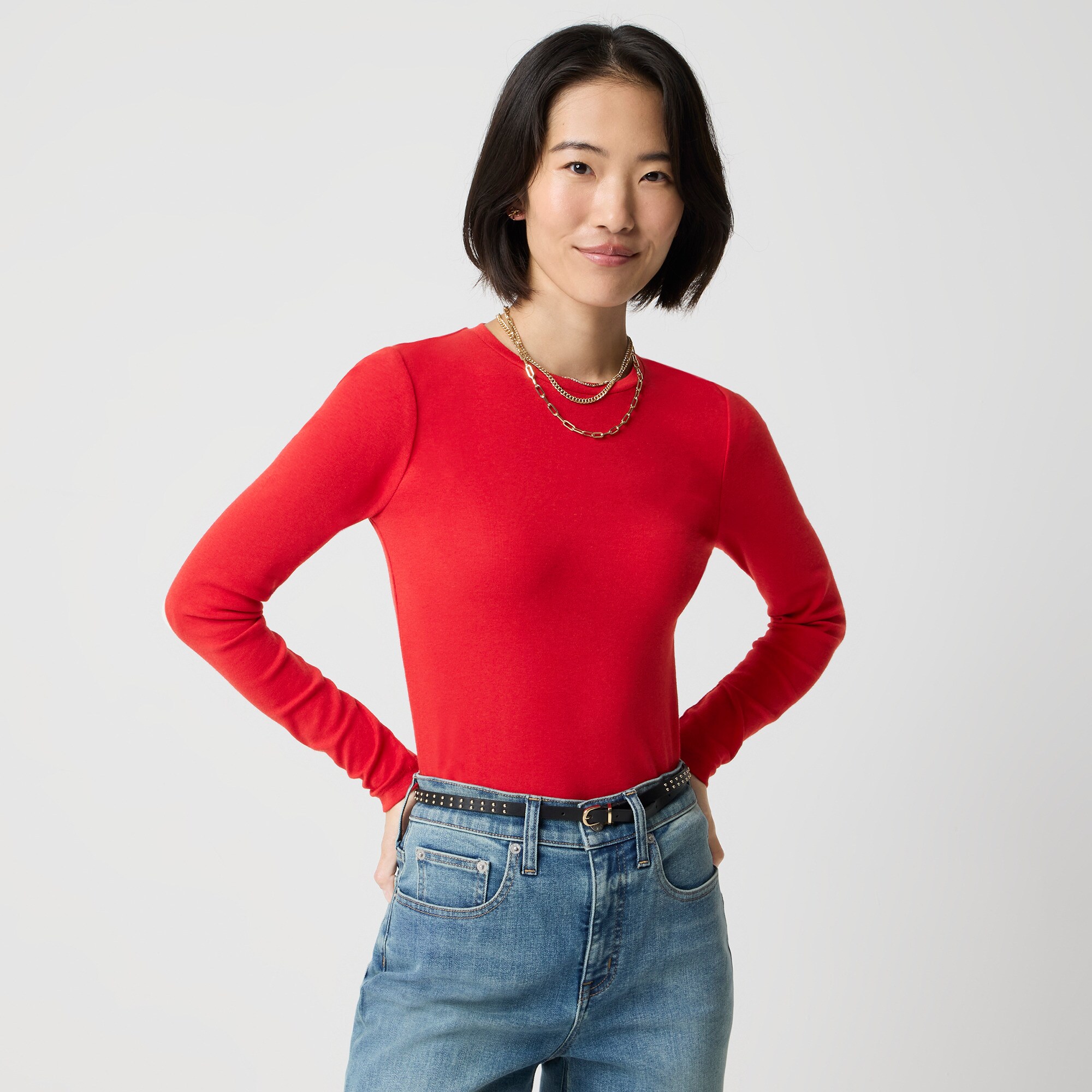  Long-sleeve everyday tee