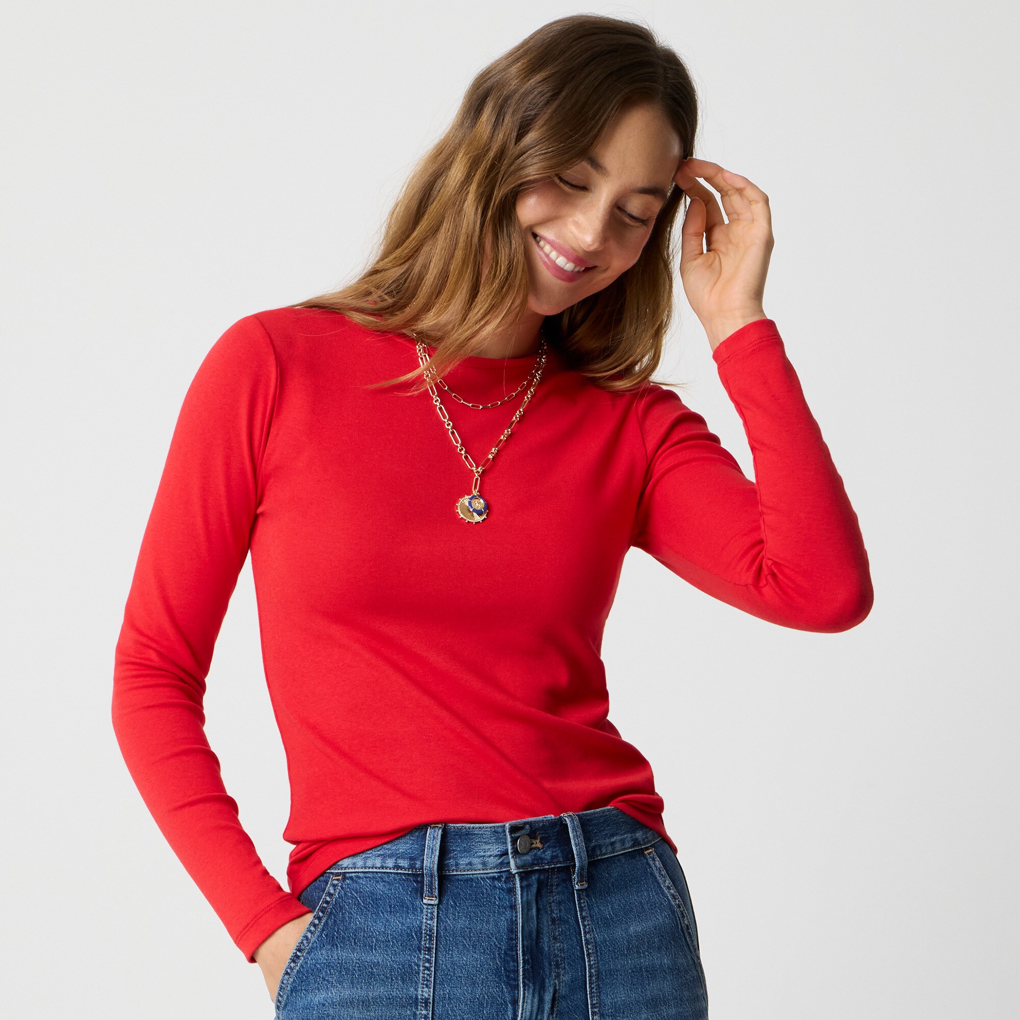 Long-sleeve everyday tee
