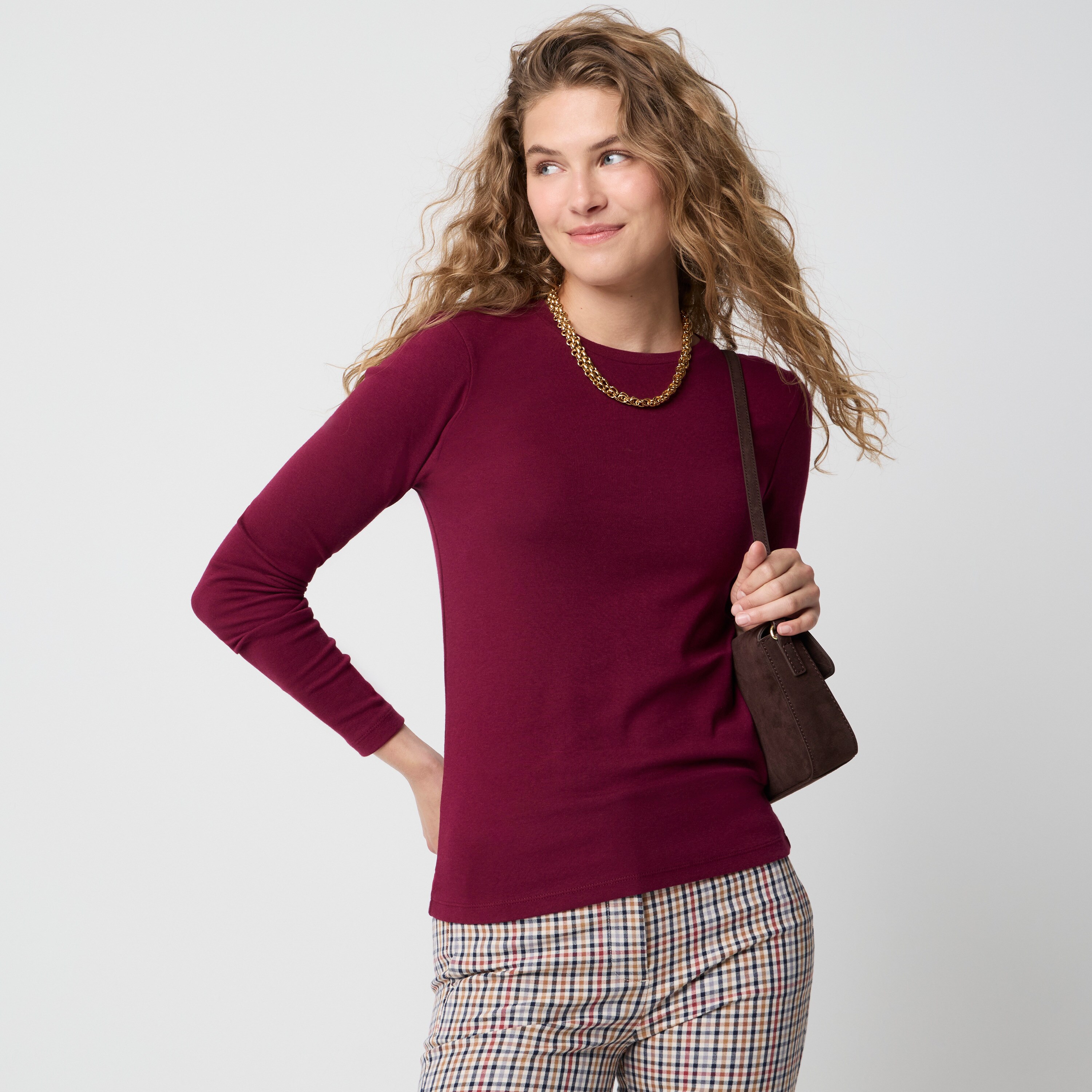 Long-sleeve everyday tee