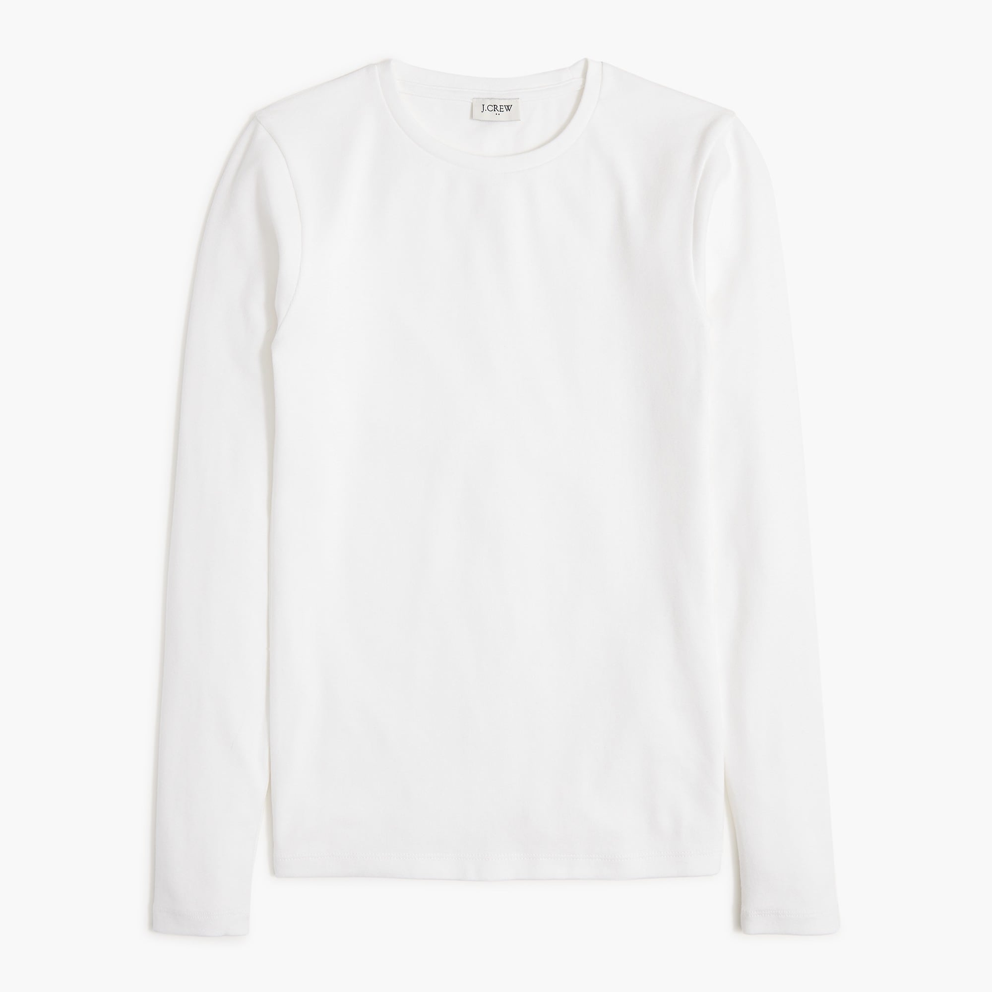 Long-sleeve ribbed everyday tee