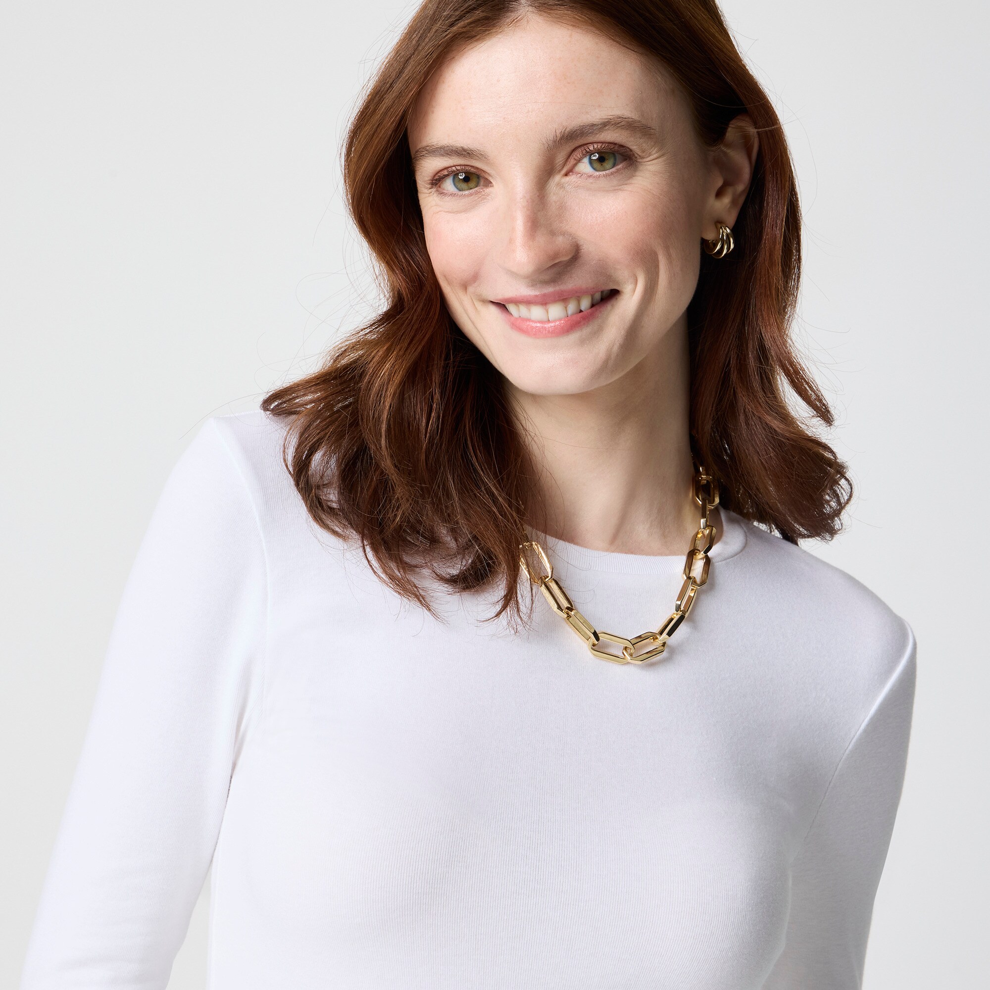 Long-sleeve ribbed everyday tee