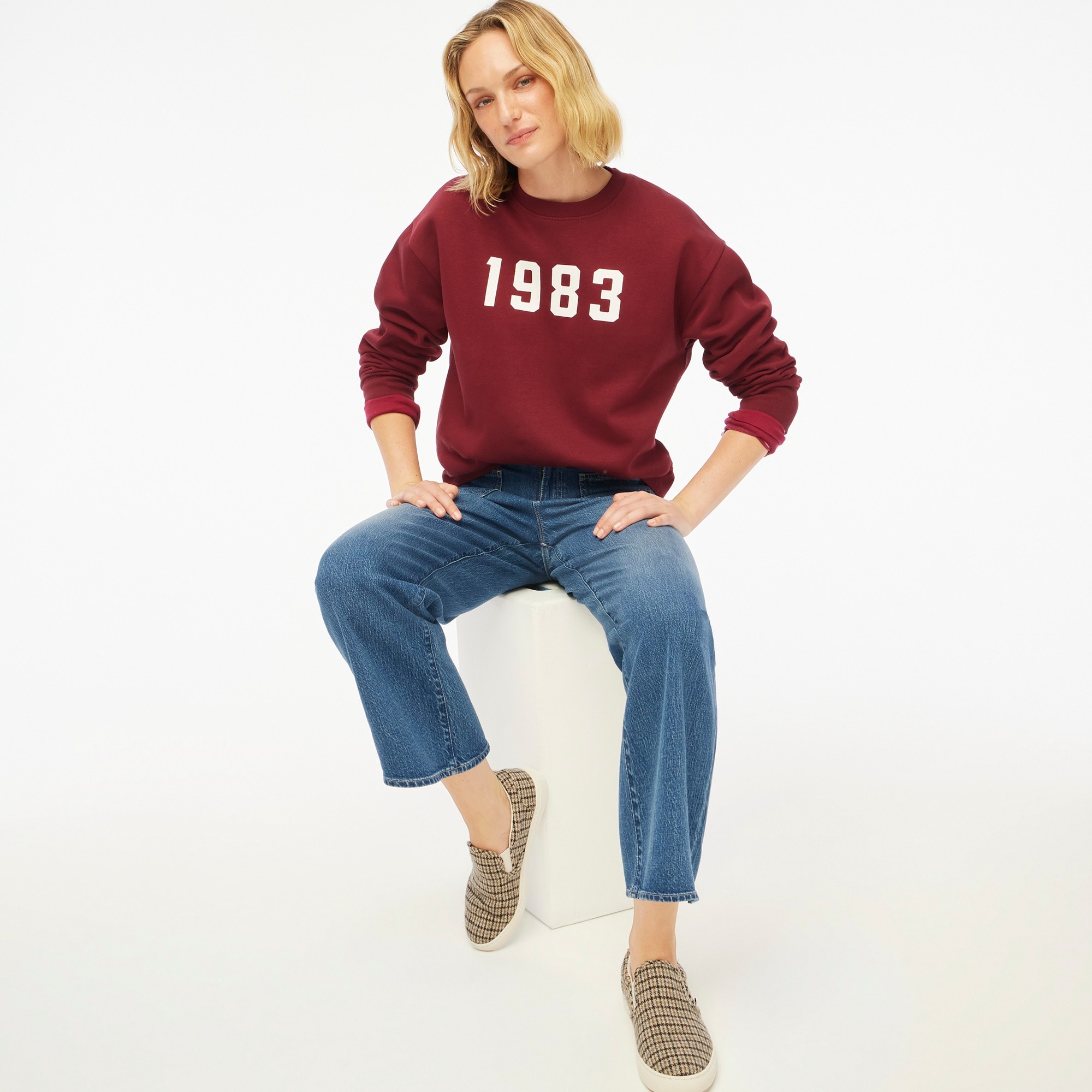 "1983" sweatshirt