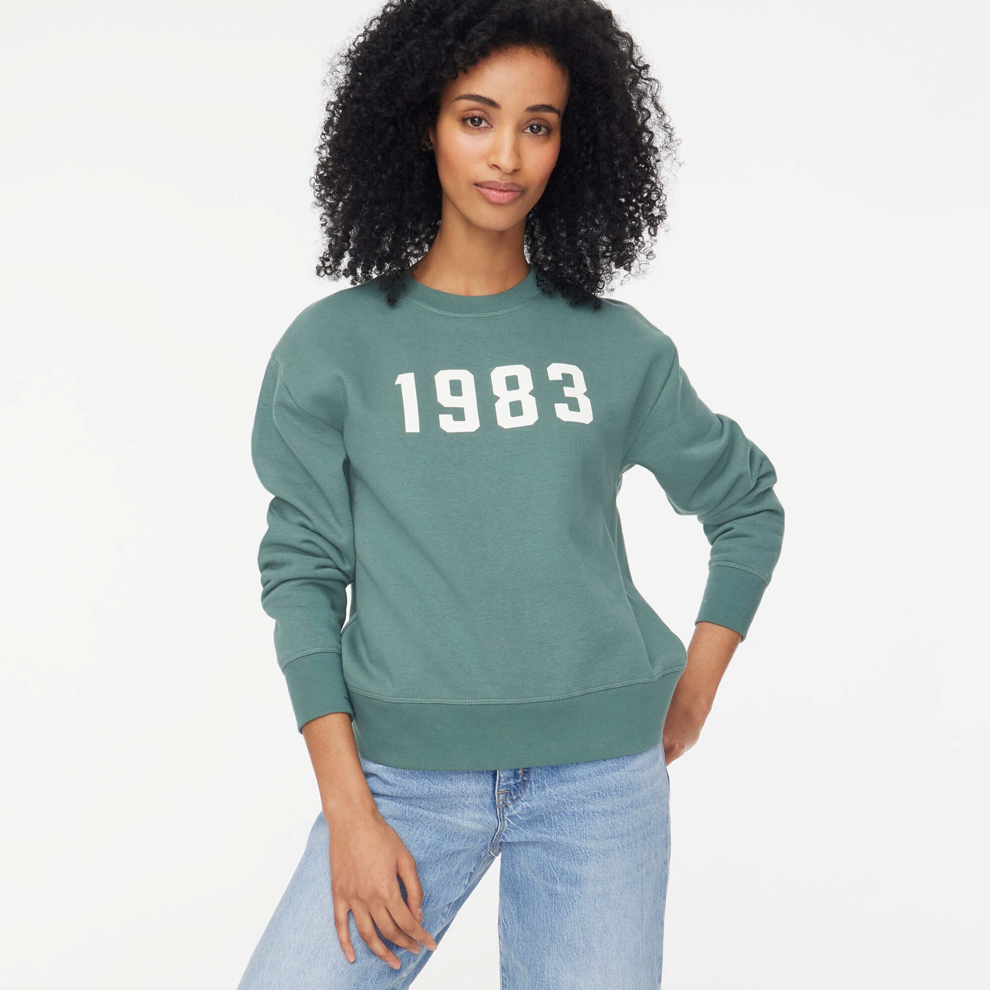 Floral graphic sweatshirt