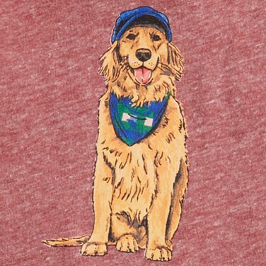 Boys' long-sleeve dog in hat graphic tee DOG WITH BANDANA factory: boys' long-sleeve dog in hat graphic tee for boys