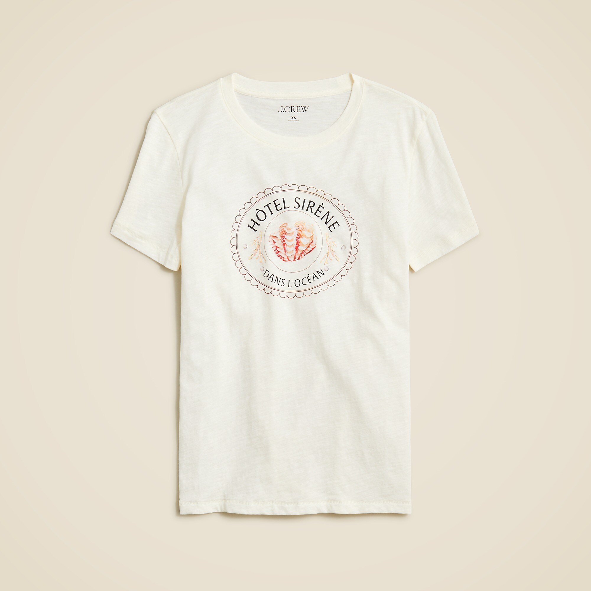 Classic-fit "Hotel Sirène" graphic T-shirt