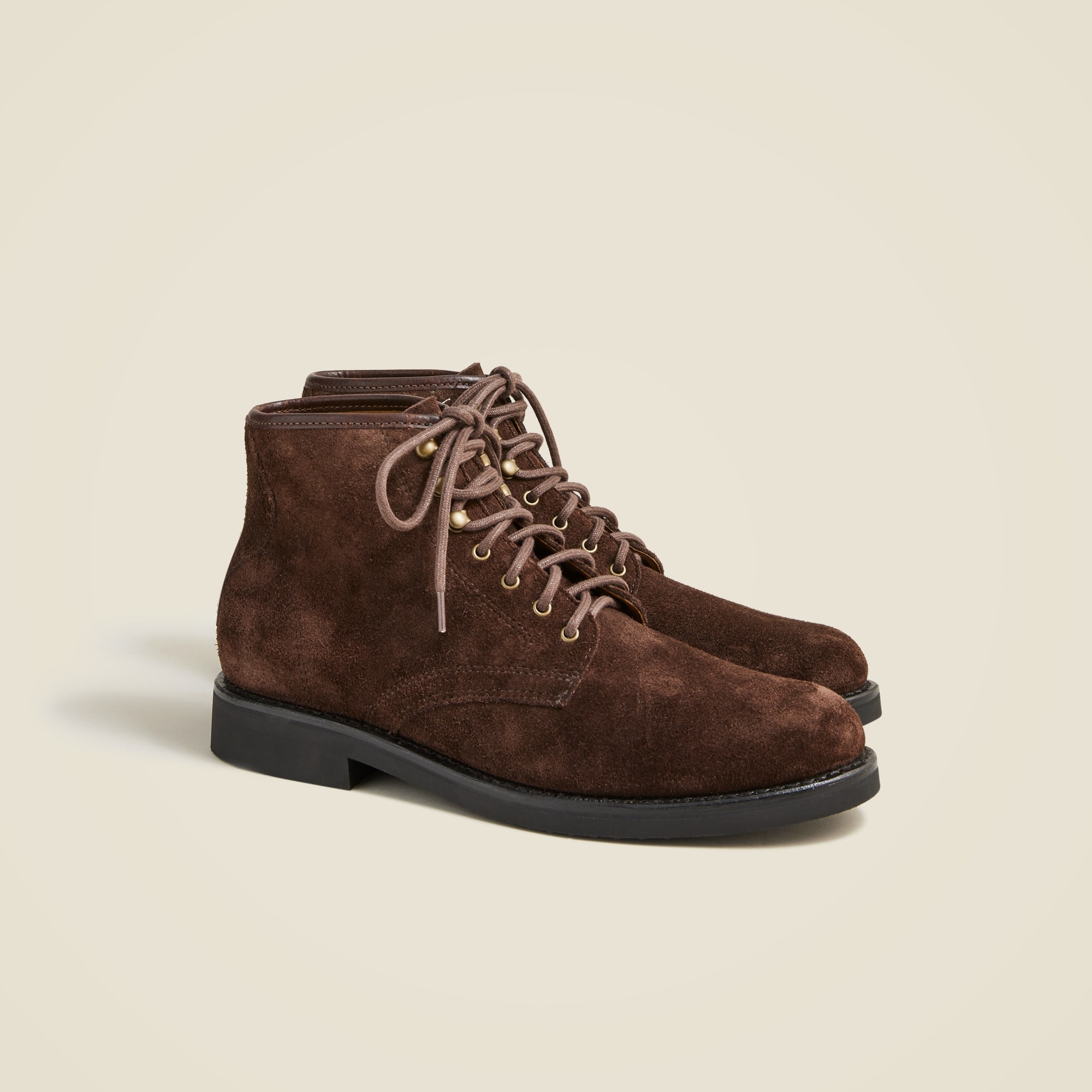 field boots in suede for men