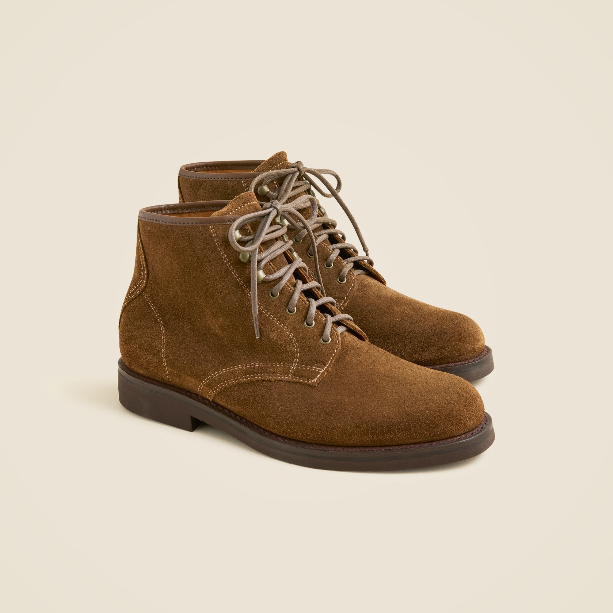 field boots in suede for men