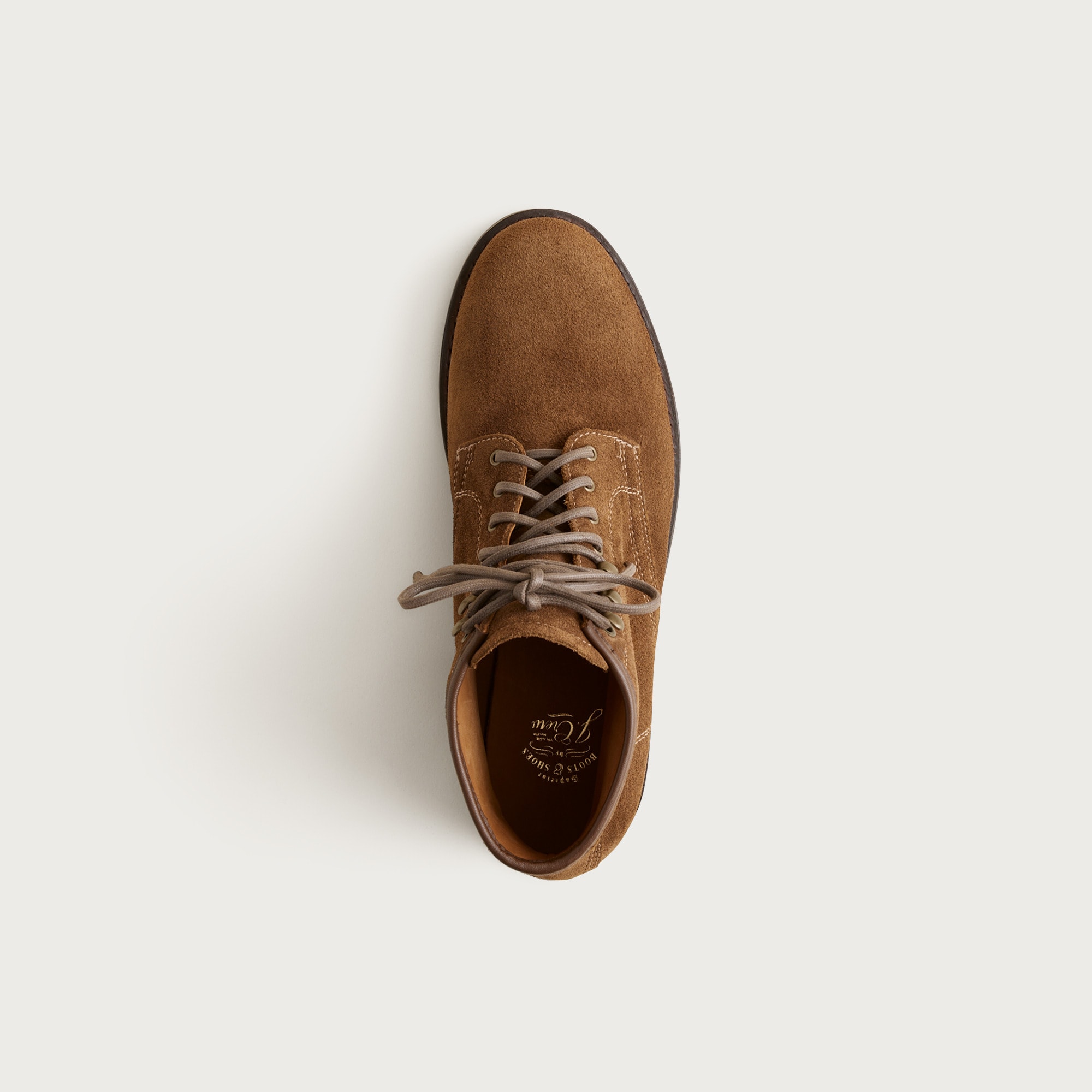 Field boots in suede