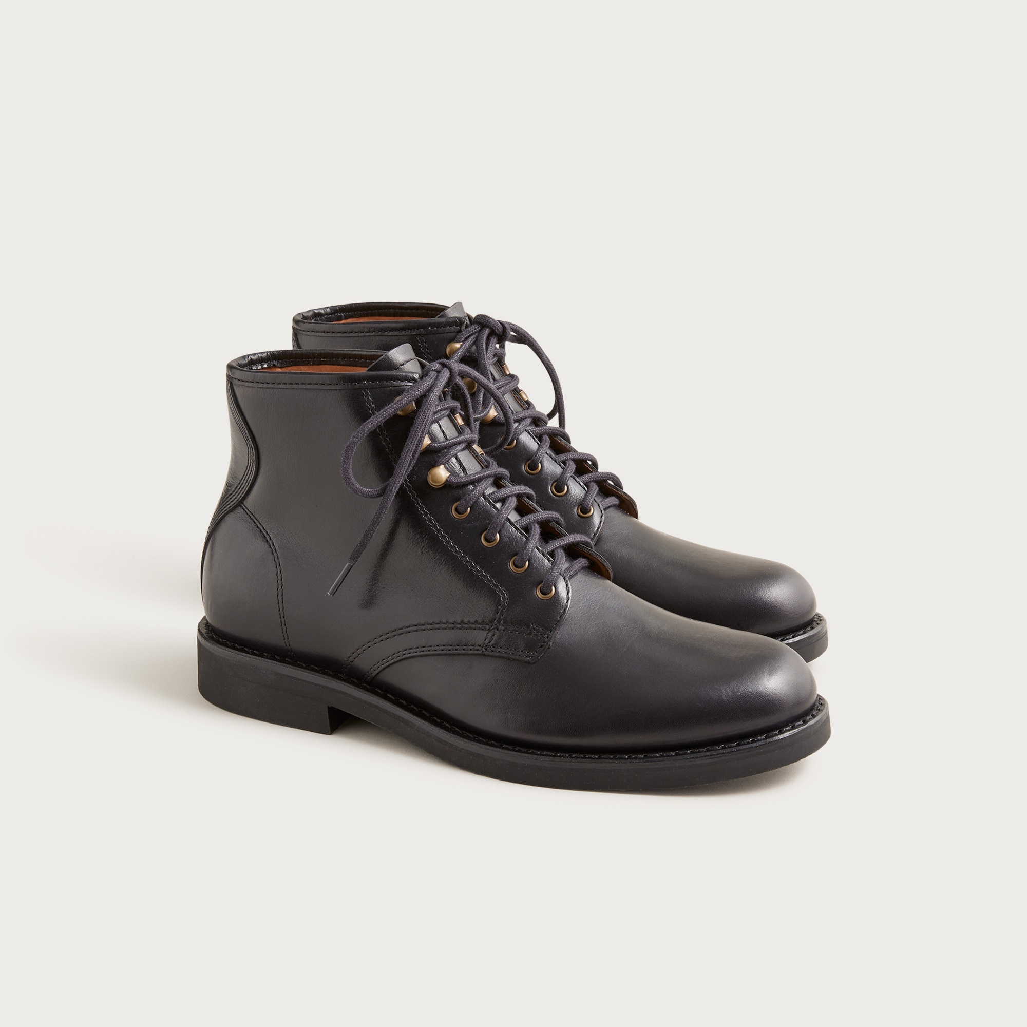 field boots in english leather for men