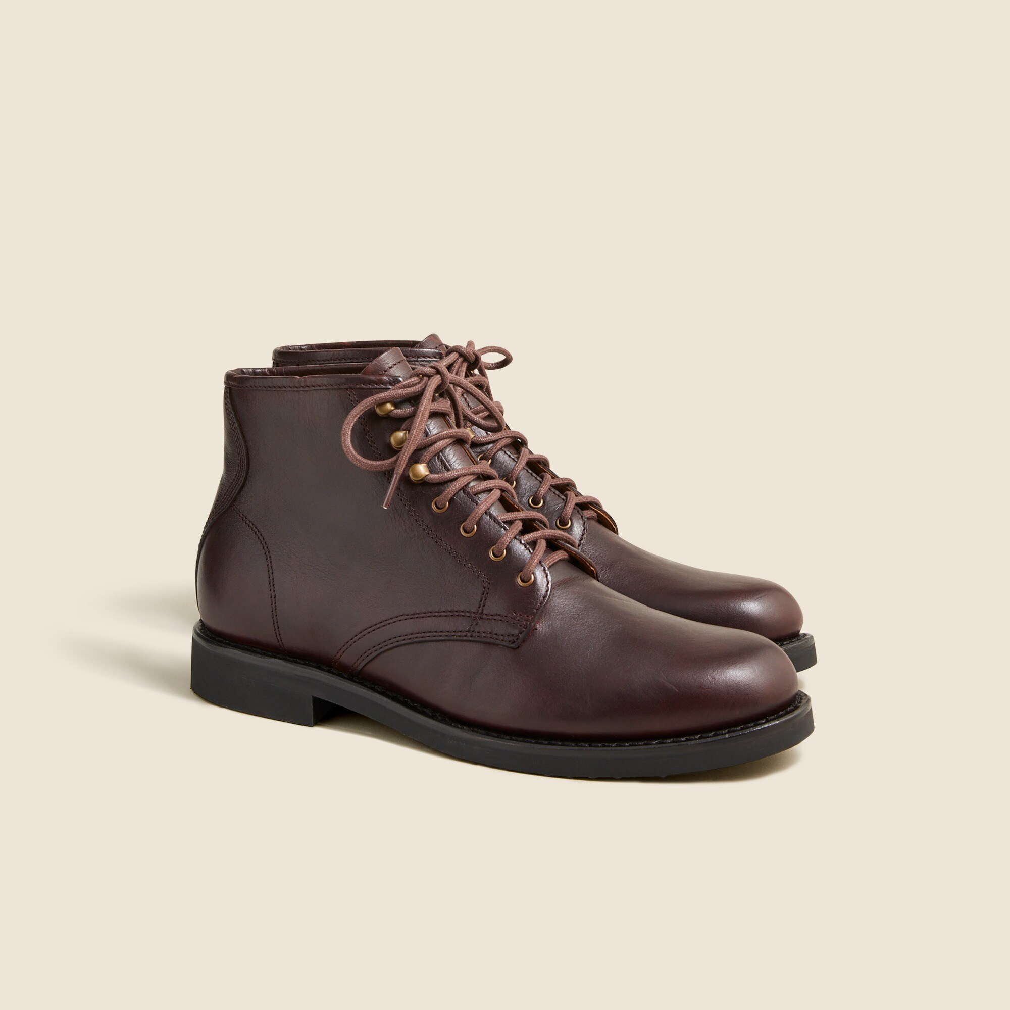 Field boots in English leather