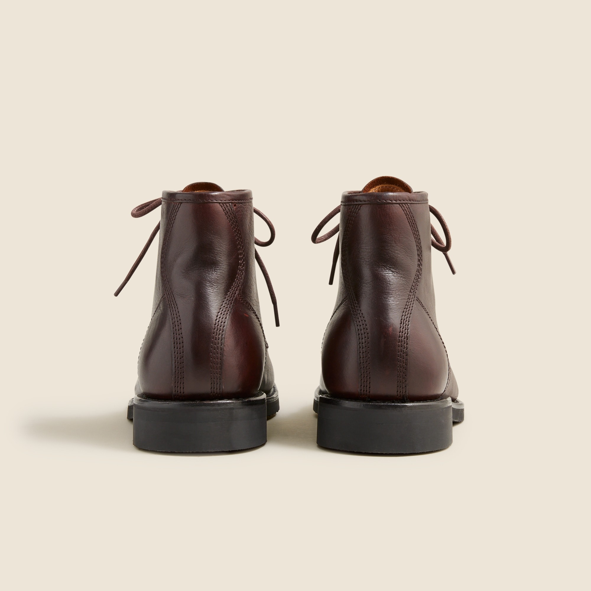 Field boots in English leather