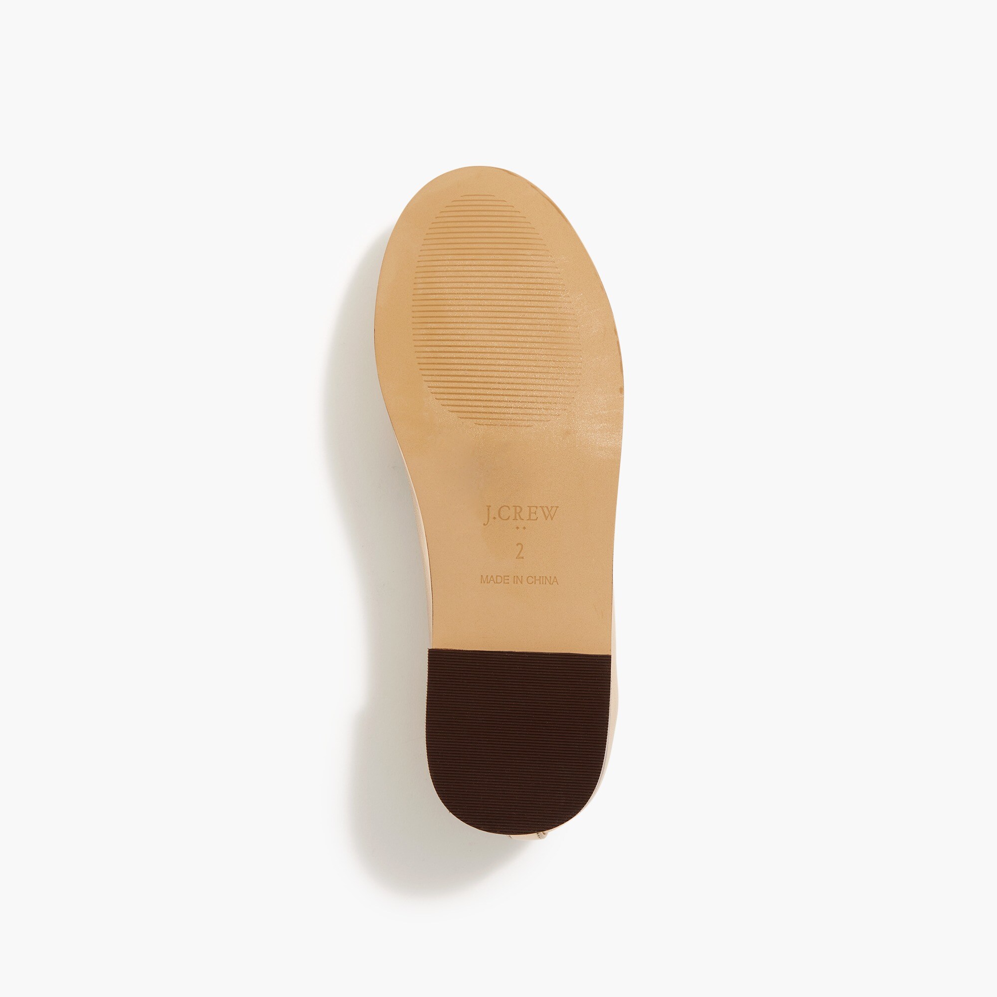Girls' metallic bit loafers