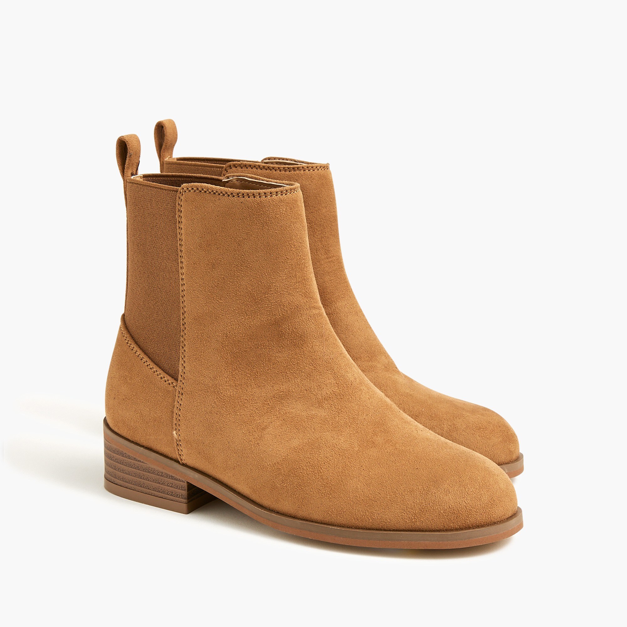 Girls' sueded Chelsea boots