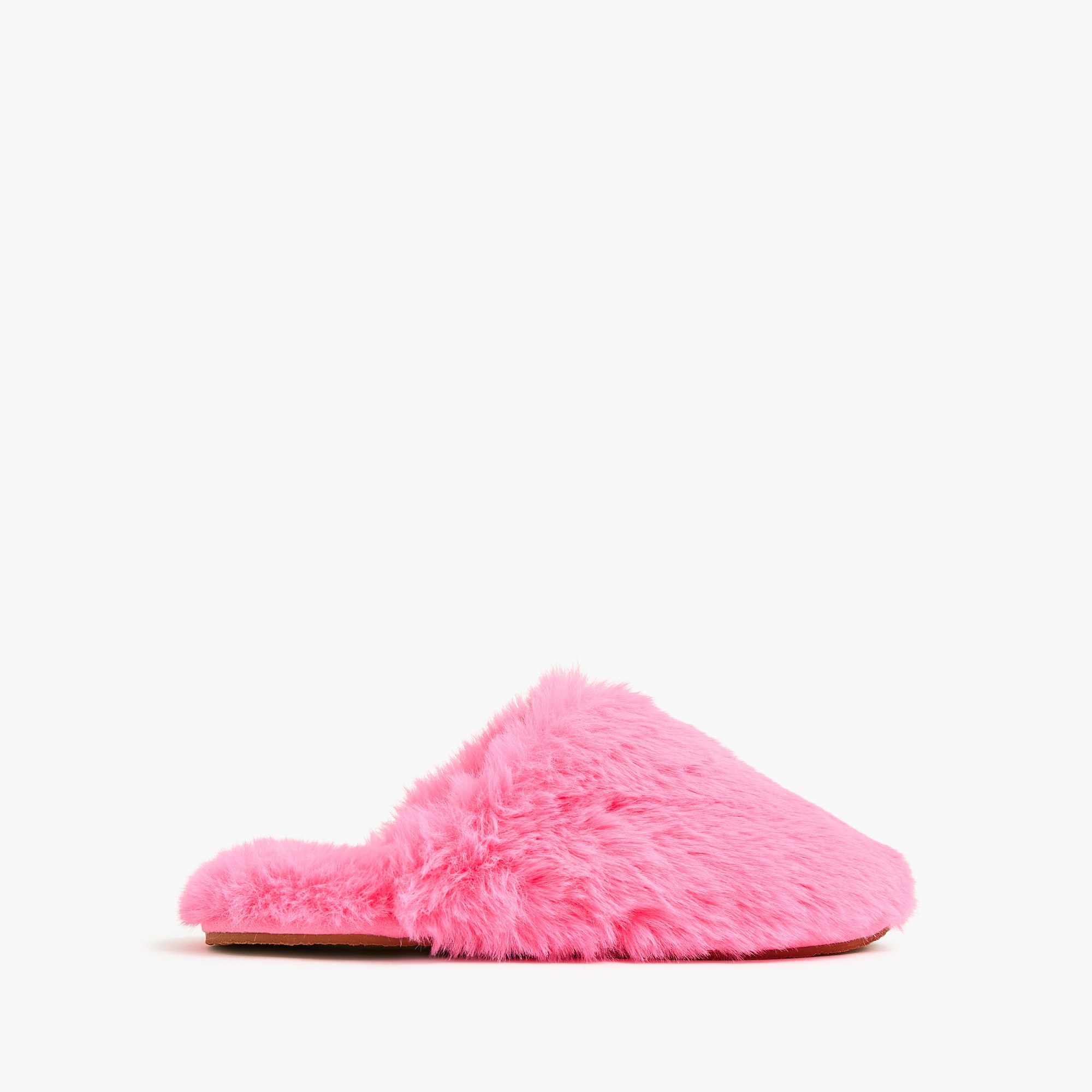 Girls' fuzzy slippers