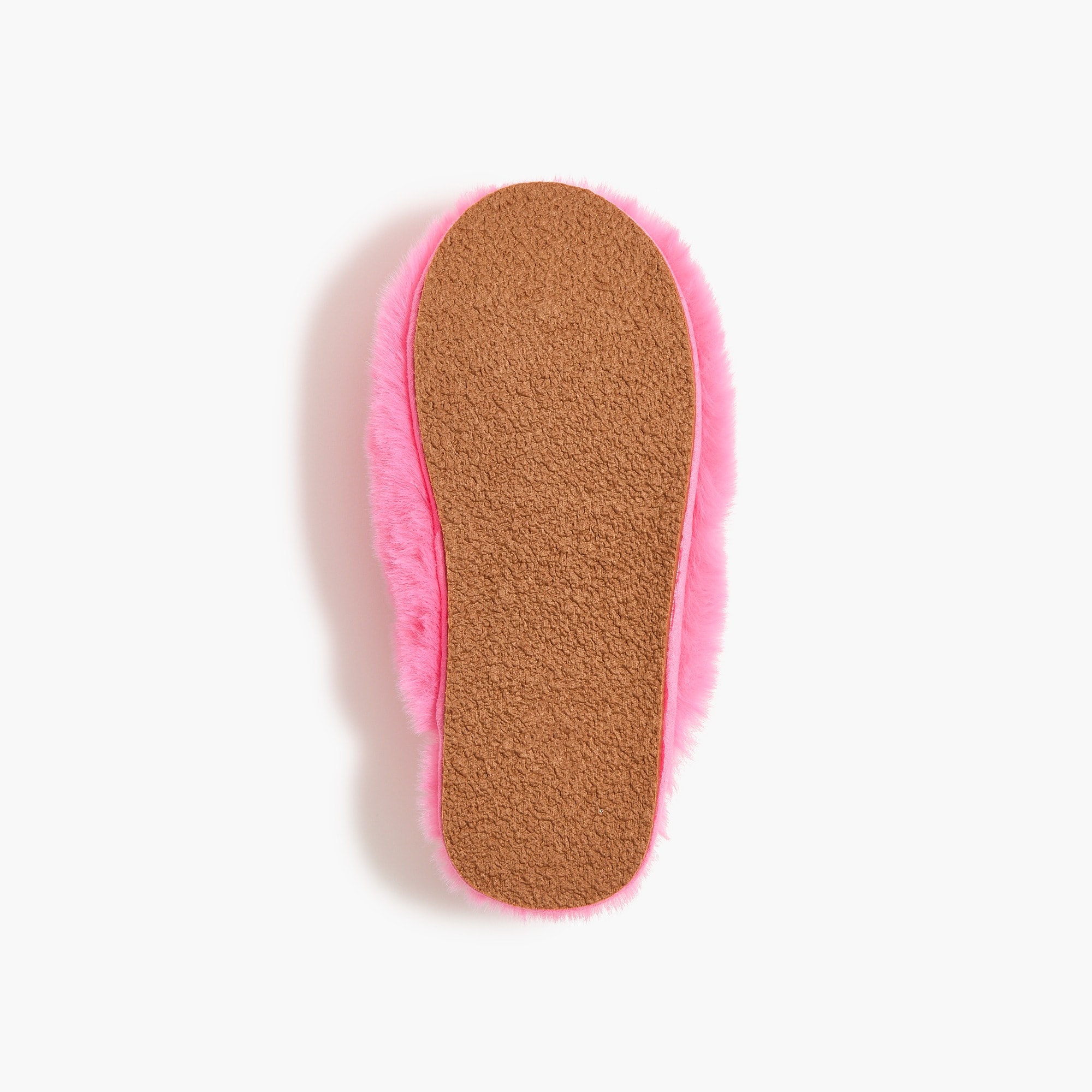 Girls' fuzzy slippers