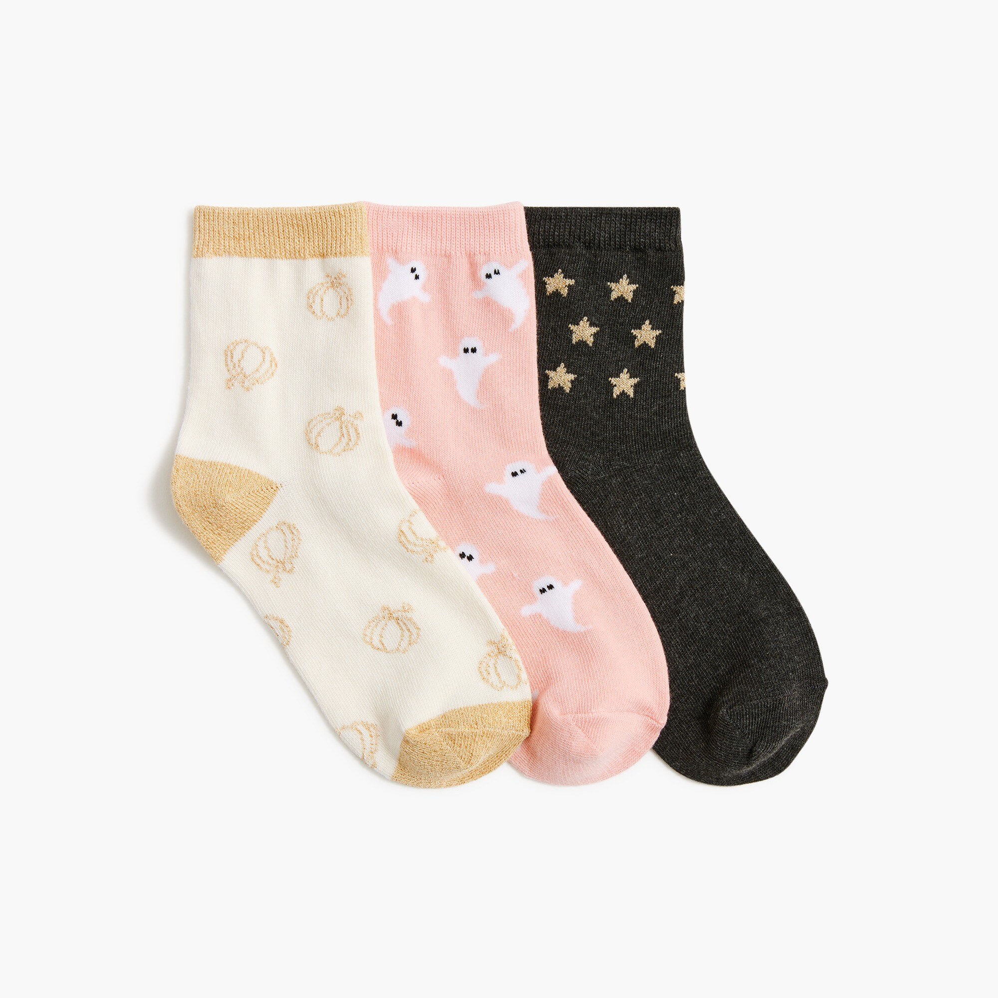 Girls' spooky socks three-pack