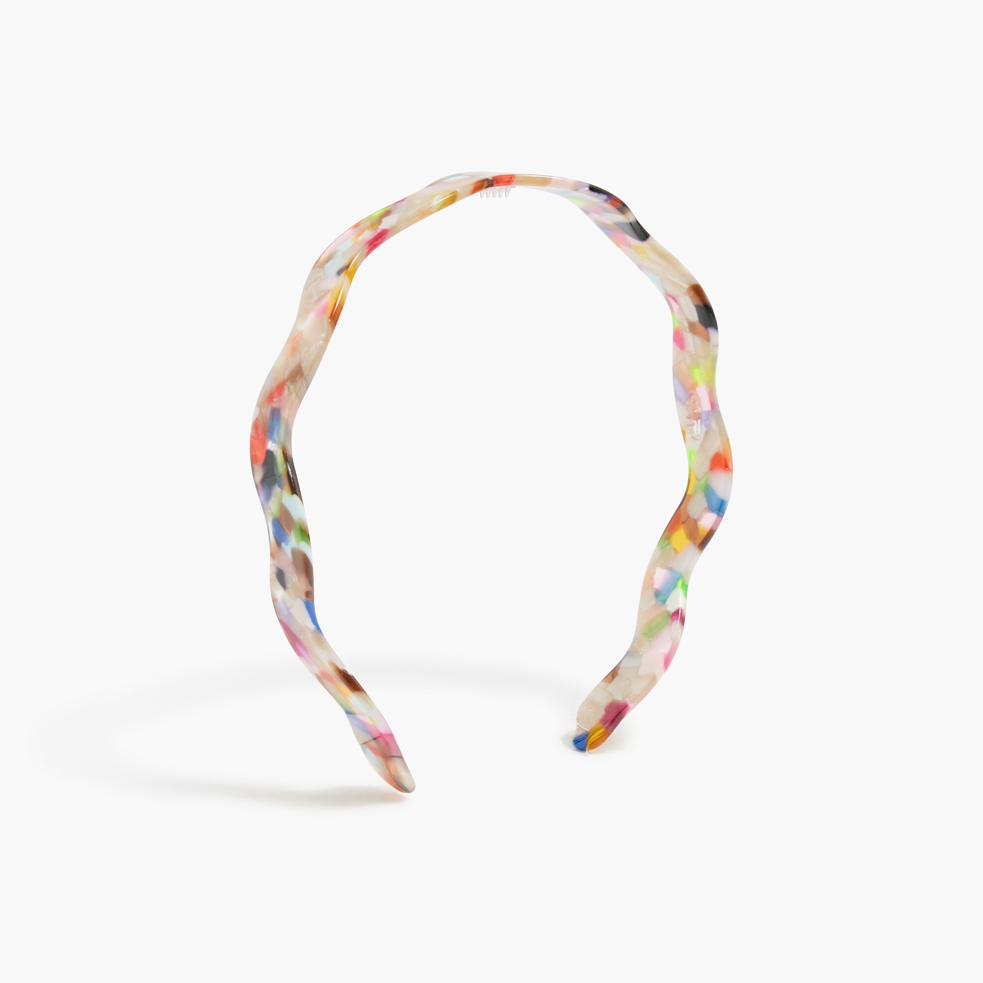 Girls' wavy rainbow tortoise headband
