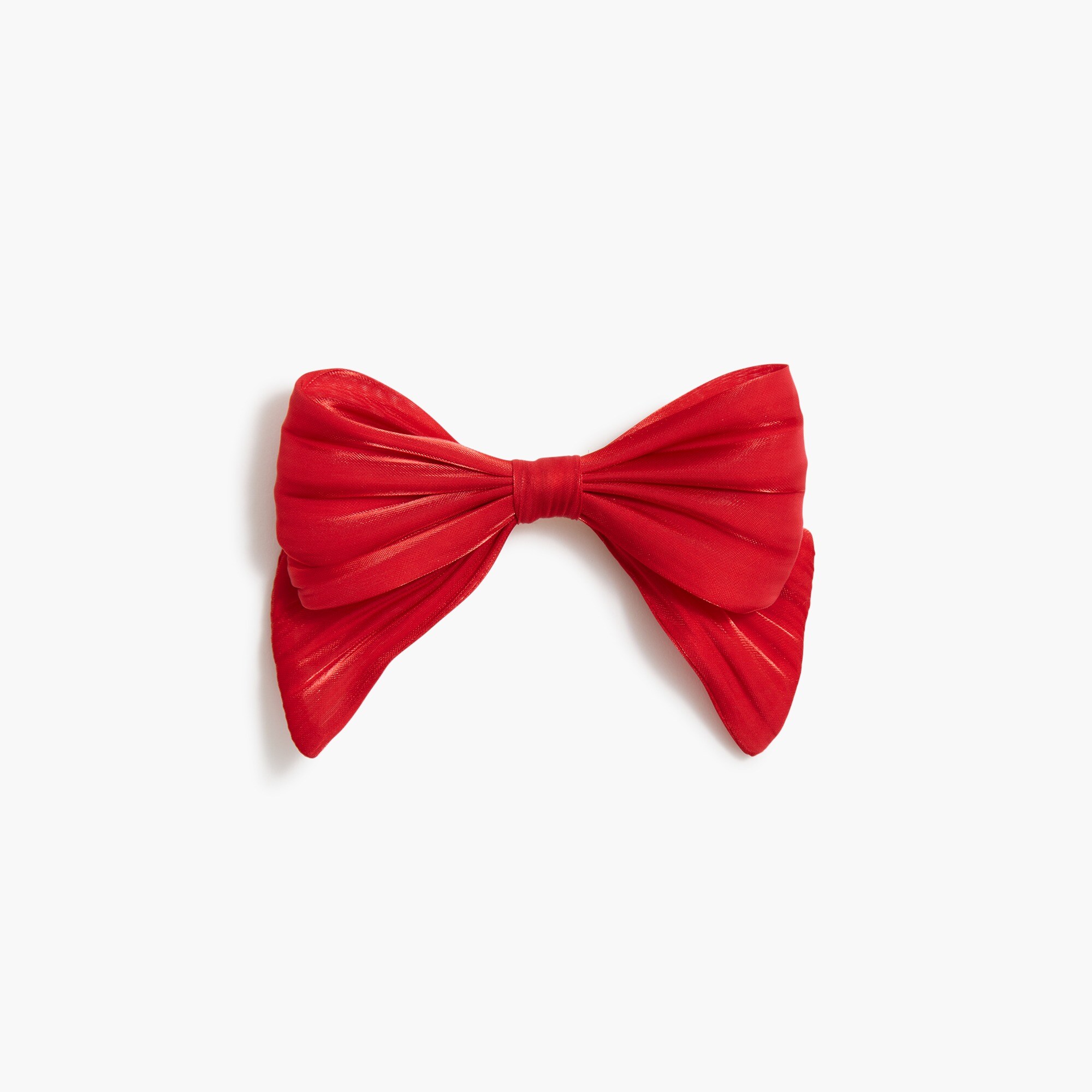Girls' satin bow hair clip