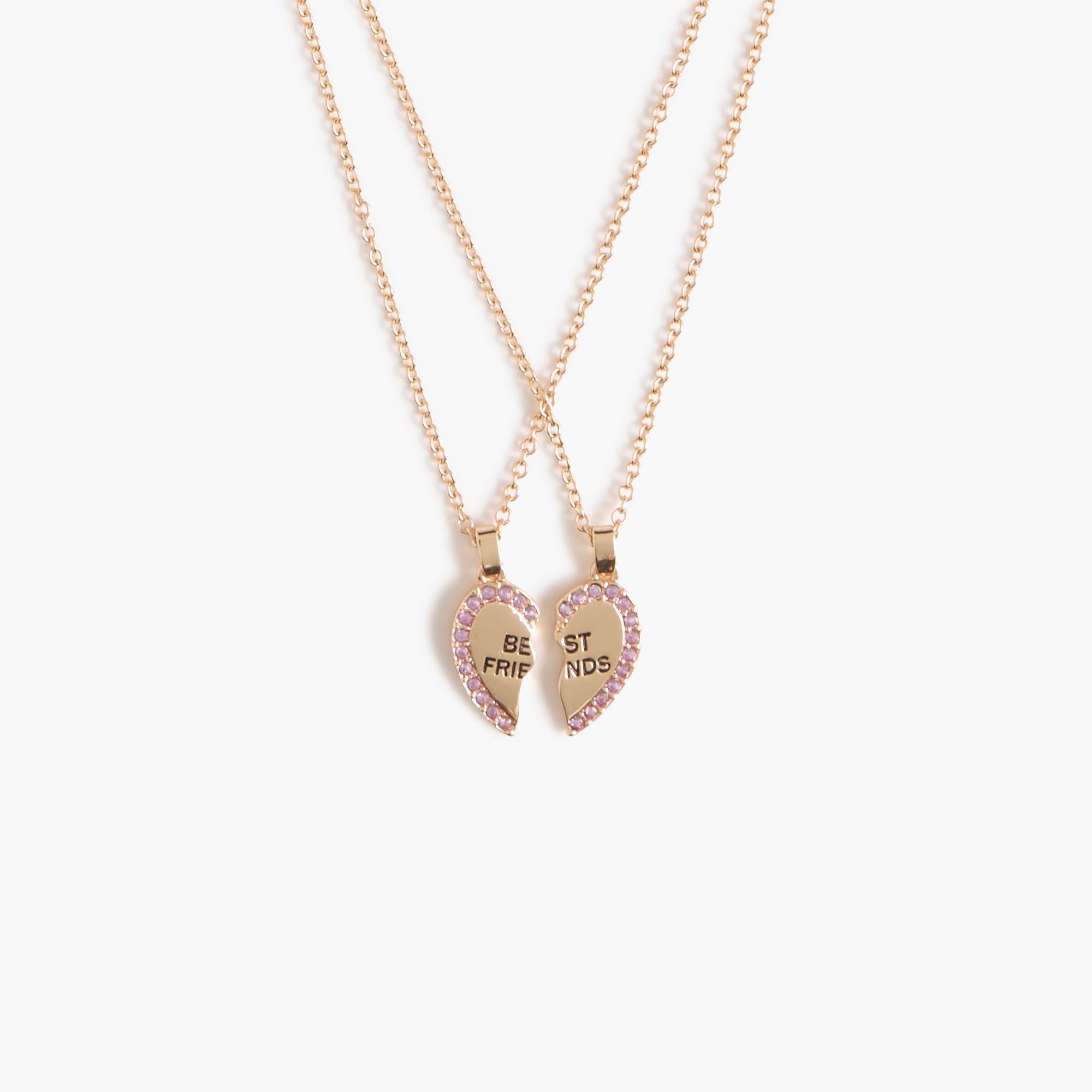 girls' friendship necklaces set-of-two for girls