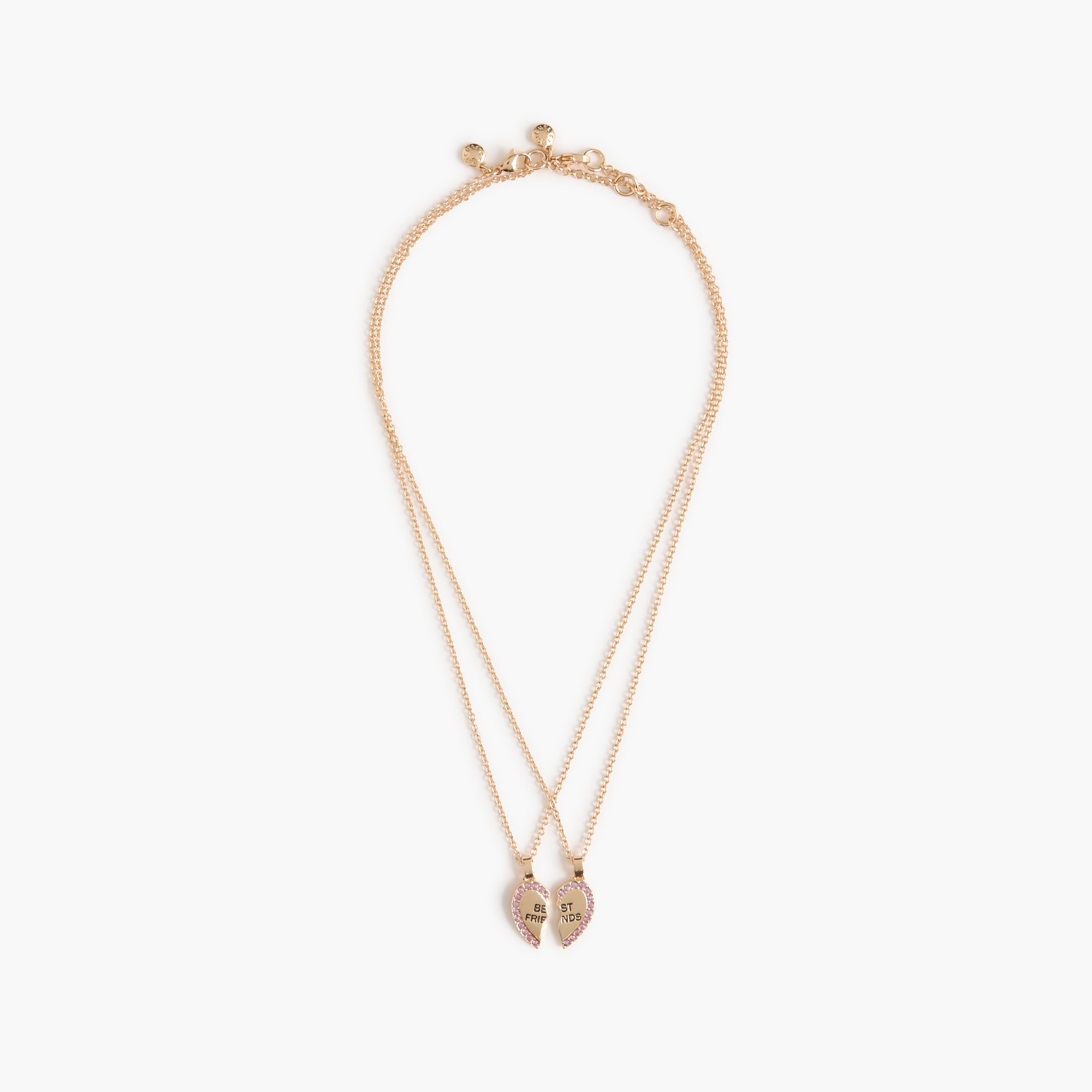 Girls' friendship necklaces set-of-two
