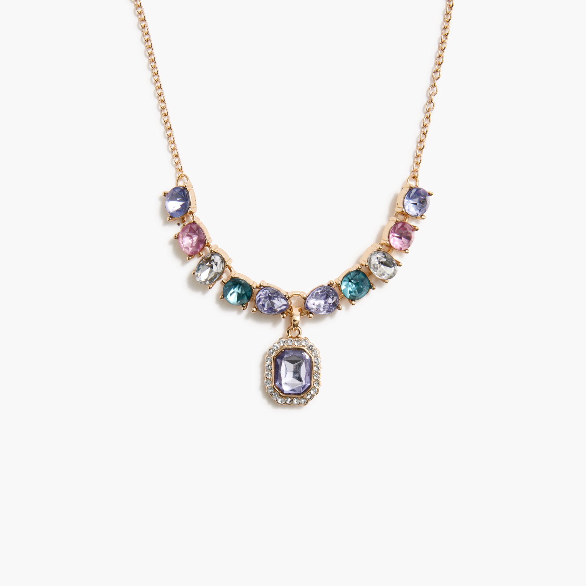 Girls' fancy gem necklace