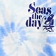 Girls' cropped tie-dye &quot;Seas the day&quot; graphic T-shirt SEAS THE DAY j.crew: girls' cropped tie-dye &quot;seas the day&quot; graphic t-shirt for girls