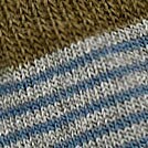 Tipped-stripe socks INDIGO NATURAL NAVAL 