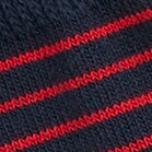 Tipped-stripe socks INDIGO NATURAL NAVAL 