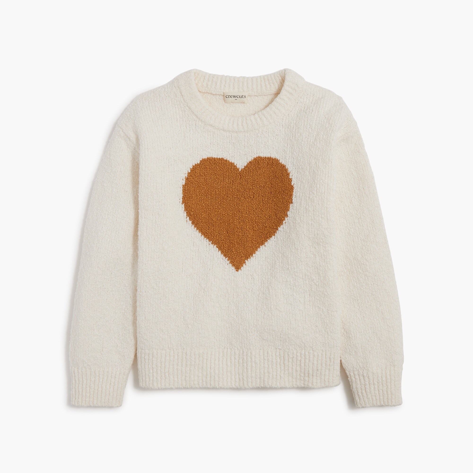 girls' heart pullover sweater for girls