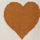 Girls' heart pullover sweater IVORY WARM BRANDY HEART factory: girls' heart pullover sweater for girls