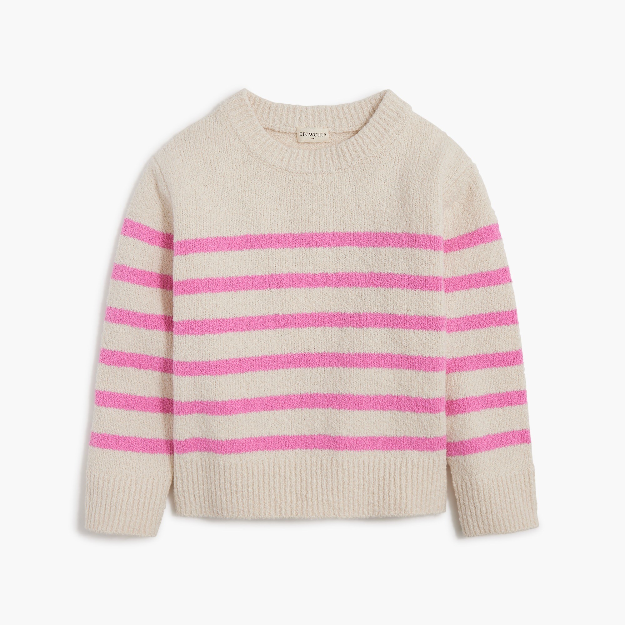 Girls' striped sweater