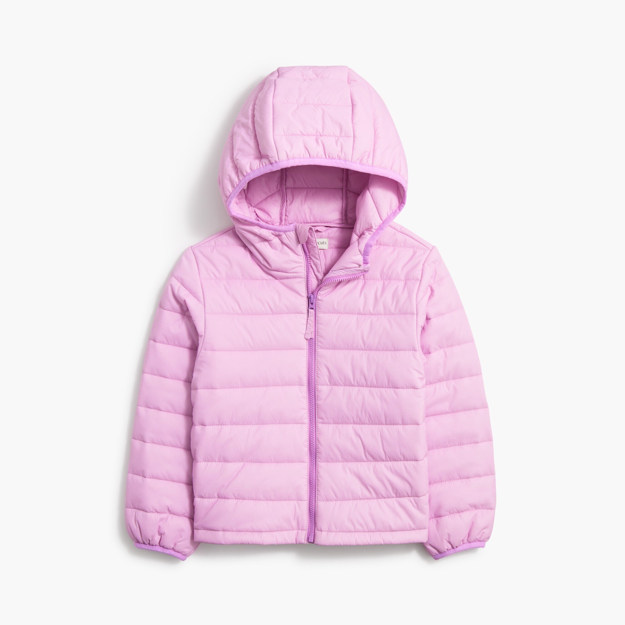 kids' lightweight packable puffer jacket for girls