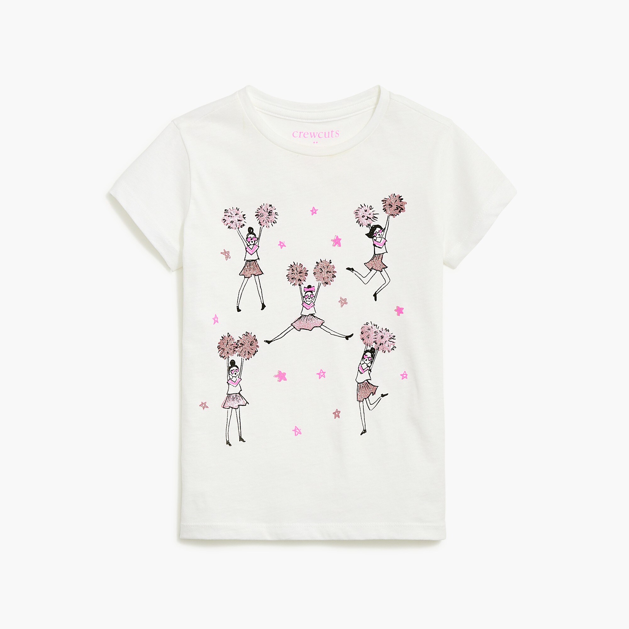 girls' cheerleader squad graphic tee for girls