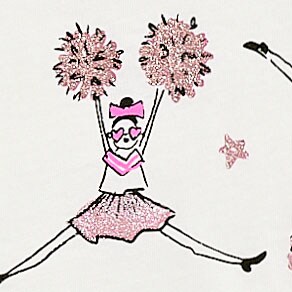 Girls' cheerleader squad graphic tee CHEER SQUAD GRAPHIC factory: girls' cheerleader squad graphic tee for girls