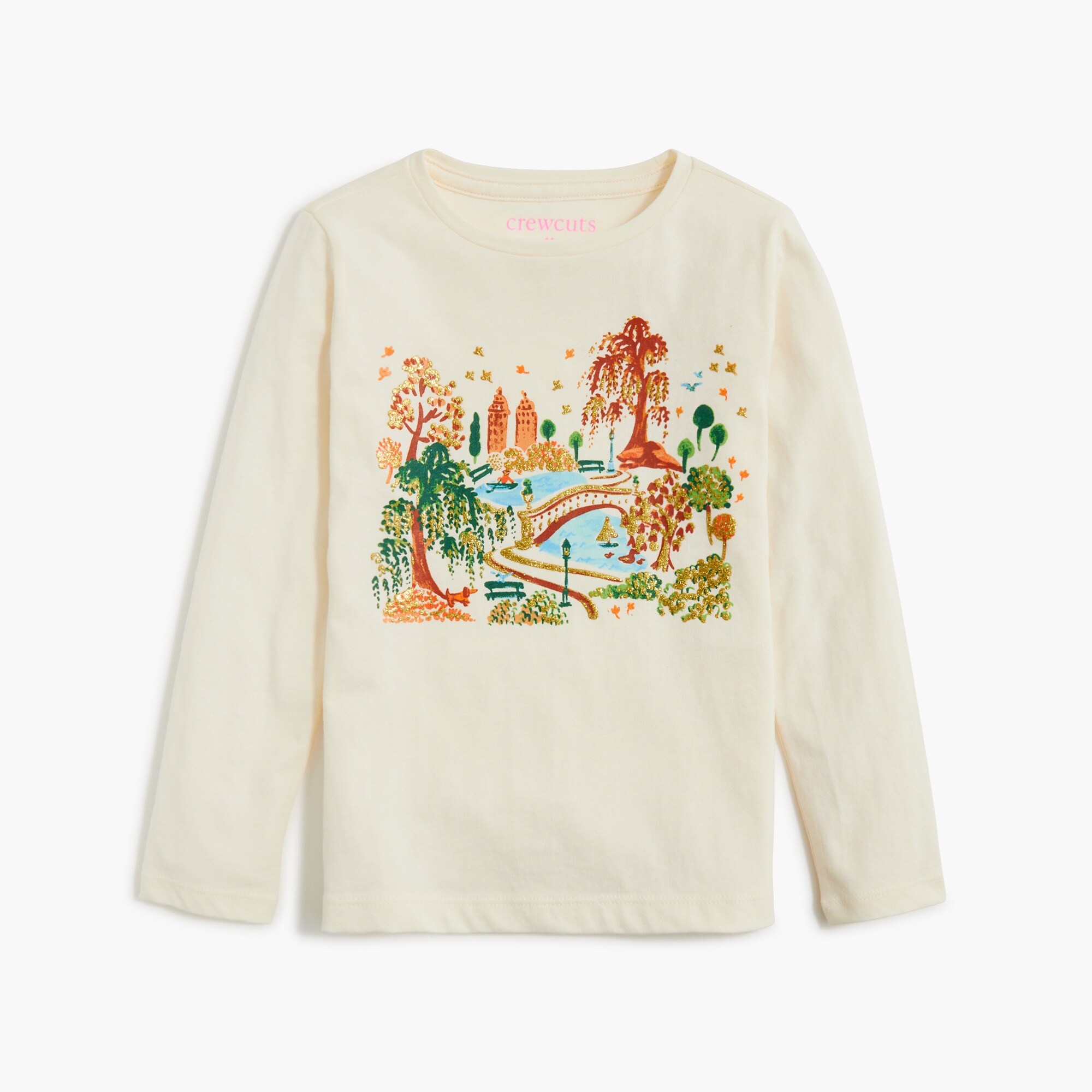 girls' long-sleeve central park graphic tee for girls