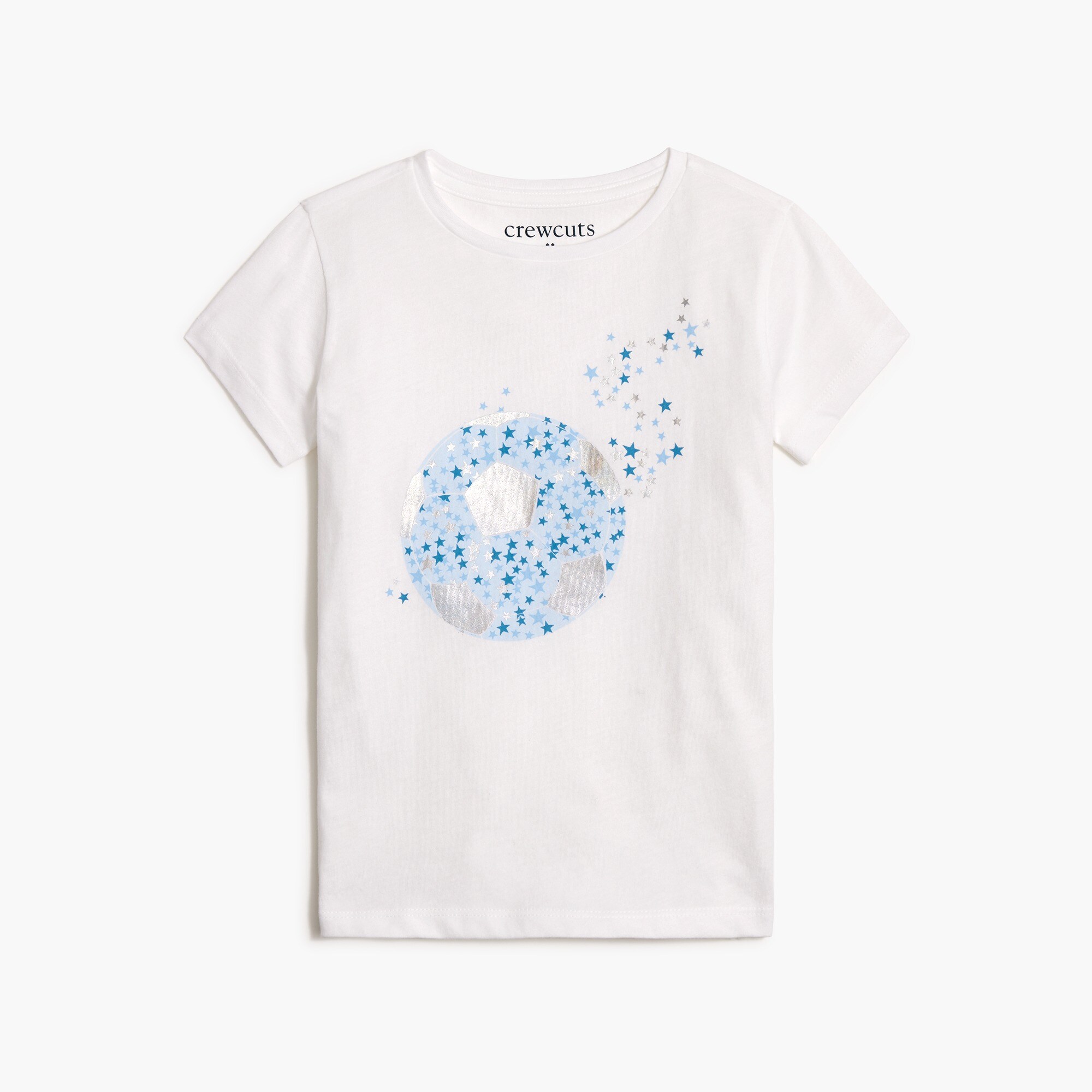 girls' soccer star graphic tee for girls