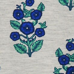 Girls' block-print sweatshirt ANTIQUE NAVY FROSTY SEA factory: girls' block-print sweatshirt for girls