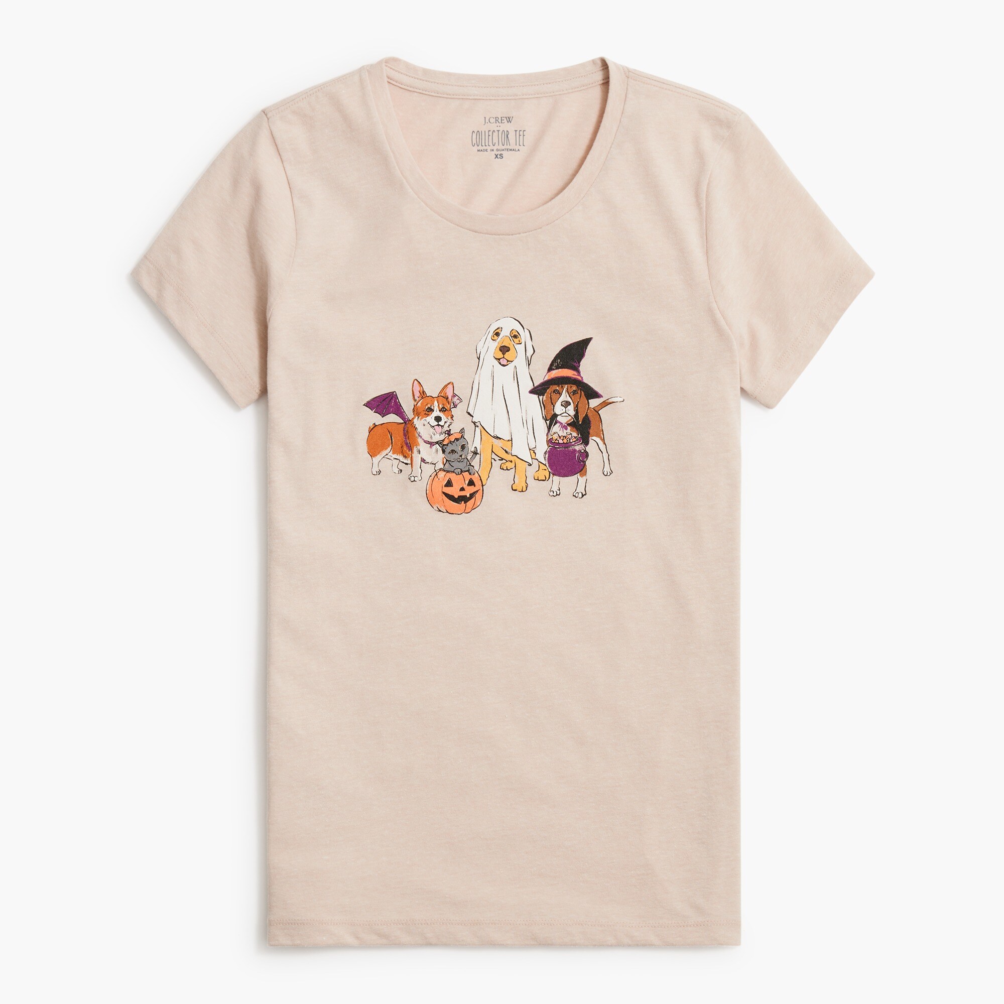 halloween pets graphic tee for women