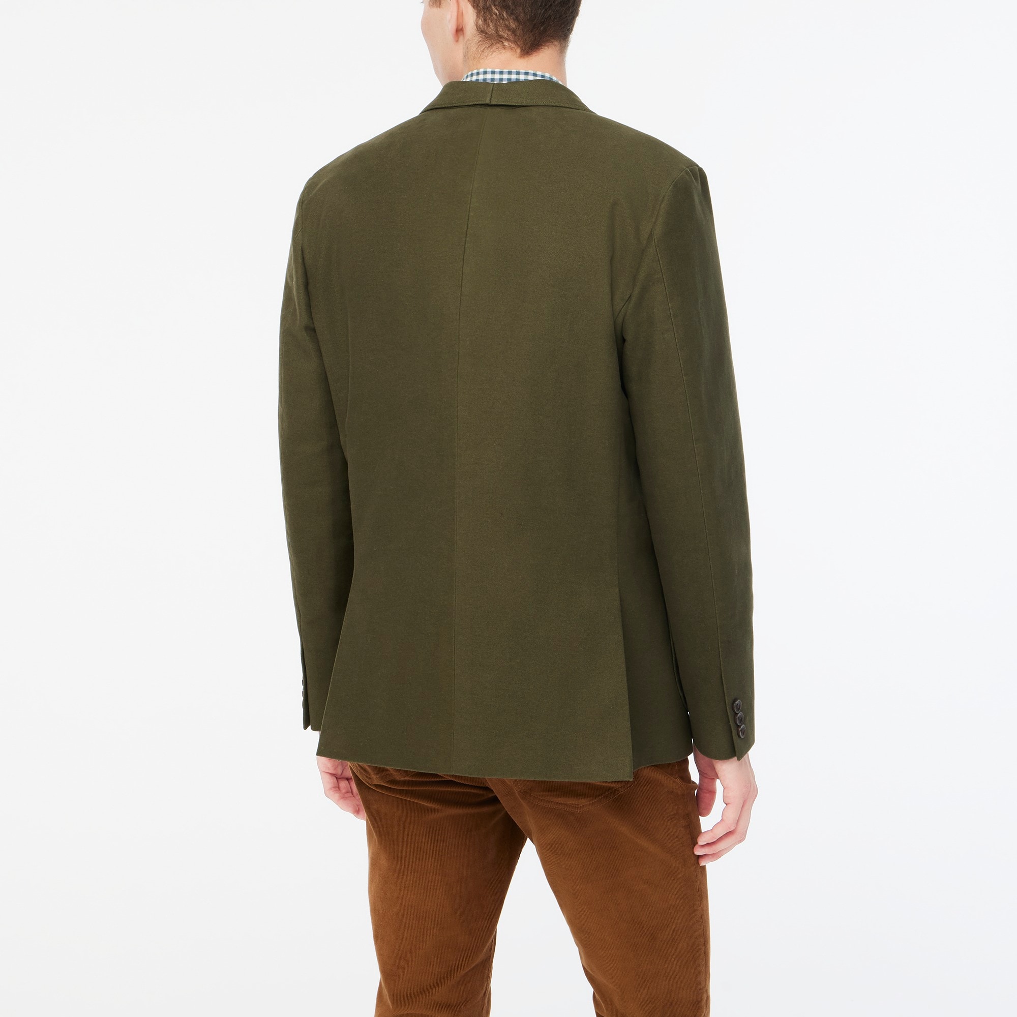 Slim-fit Thompson moleskin blazer