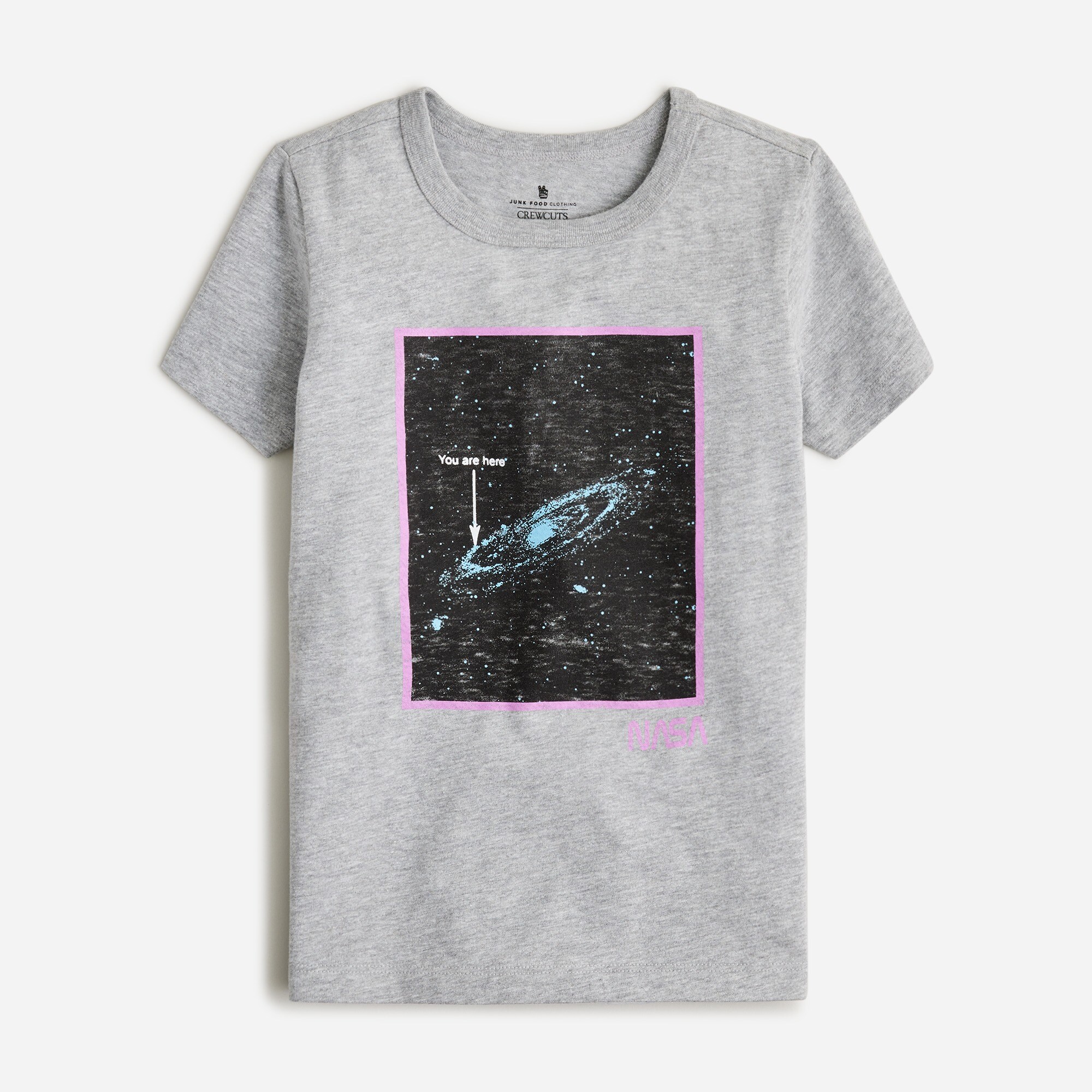 Kids' Junk Food Clothing NASA graphic T-shirt